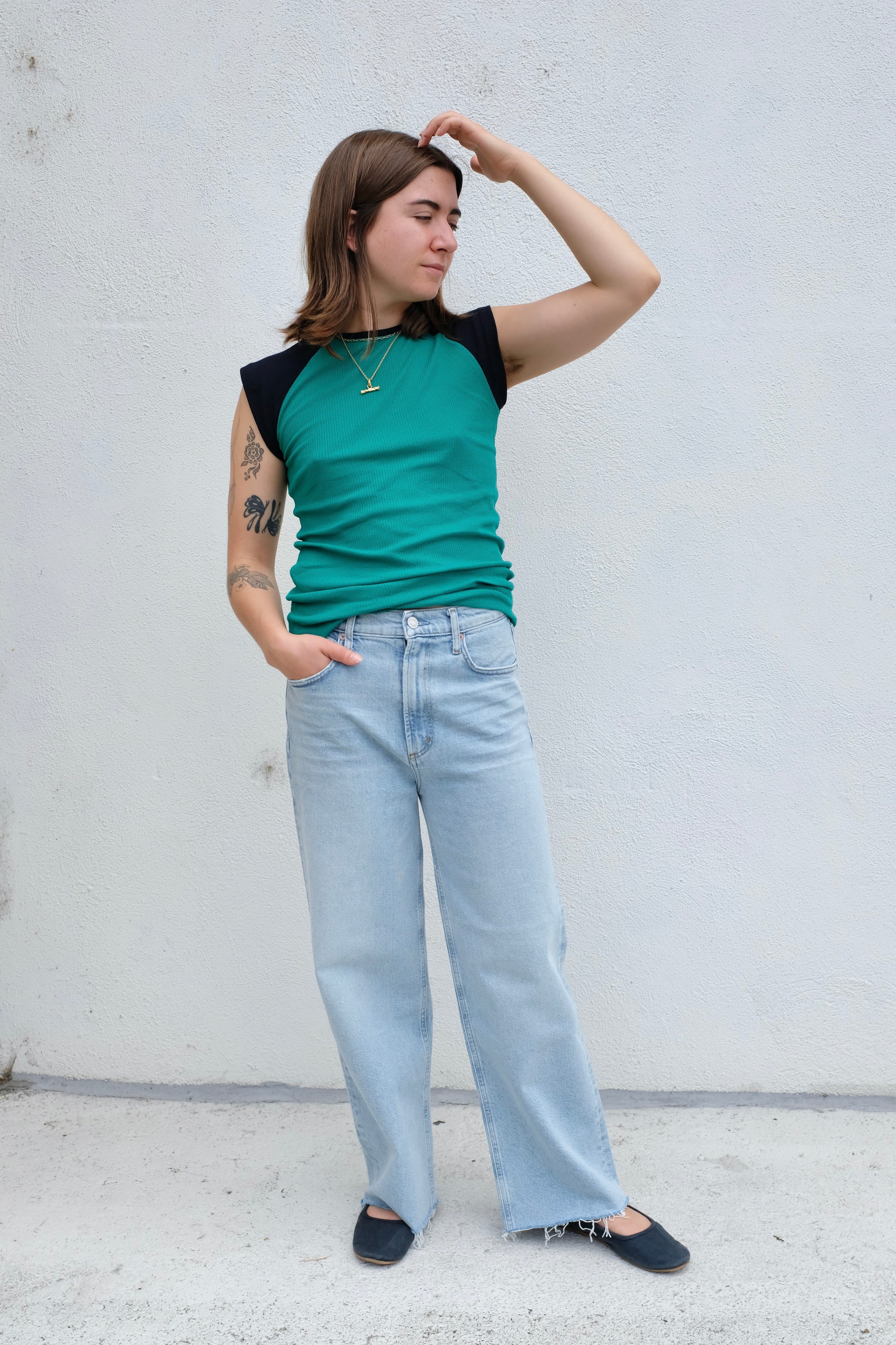 Agolde Ren High Rise Wide Leg / Beam