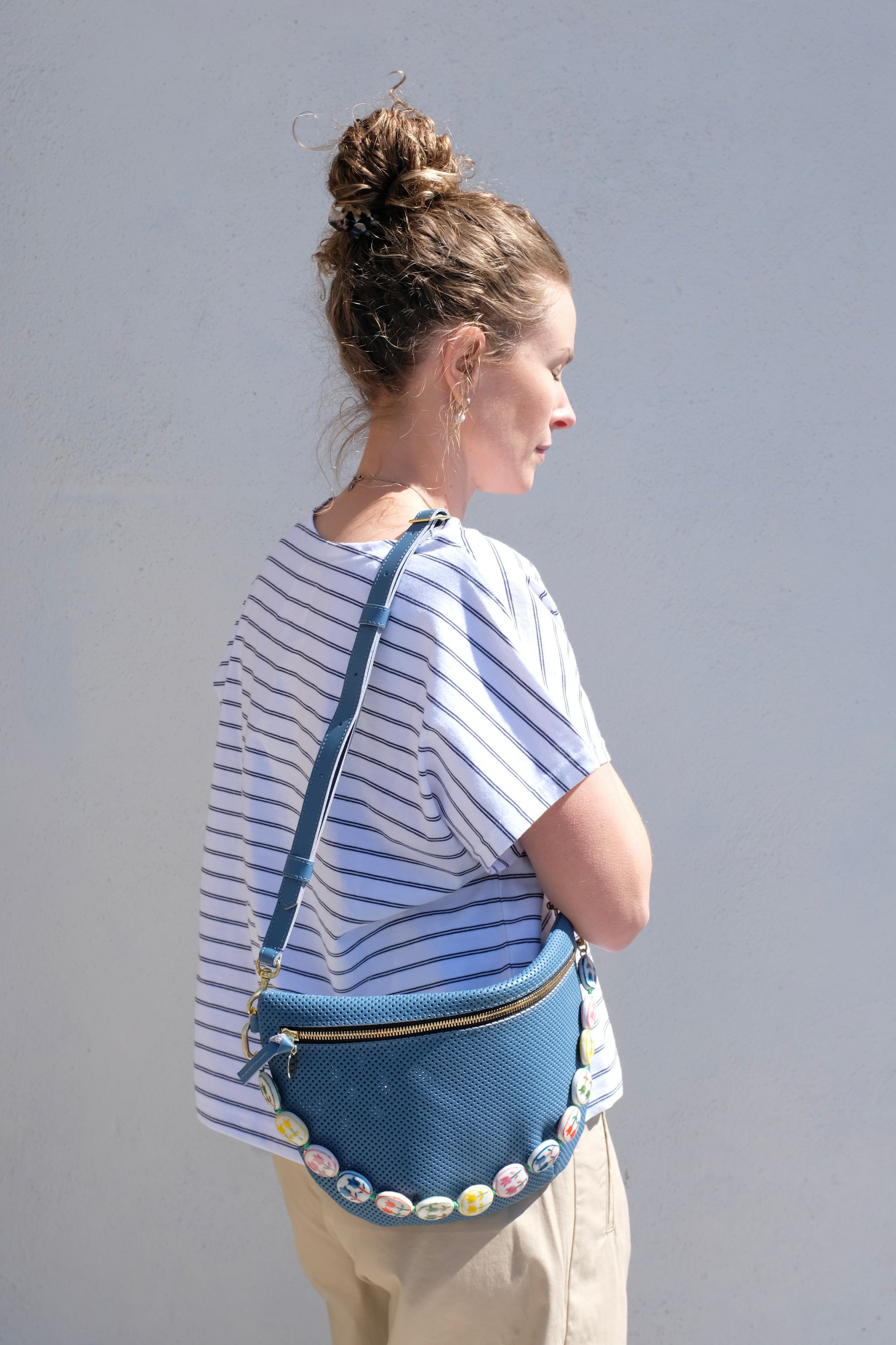 Le Bon Shoppe Chérie Tee / White+Navy