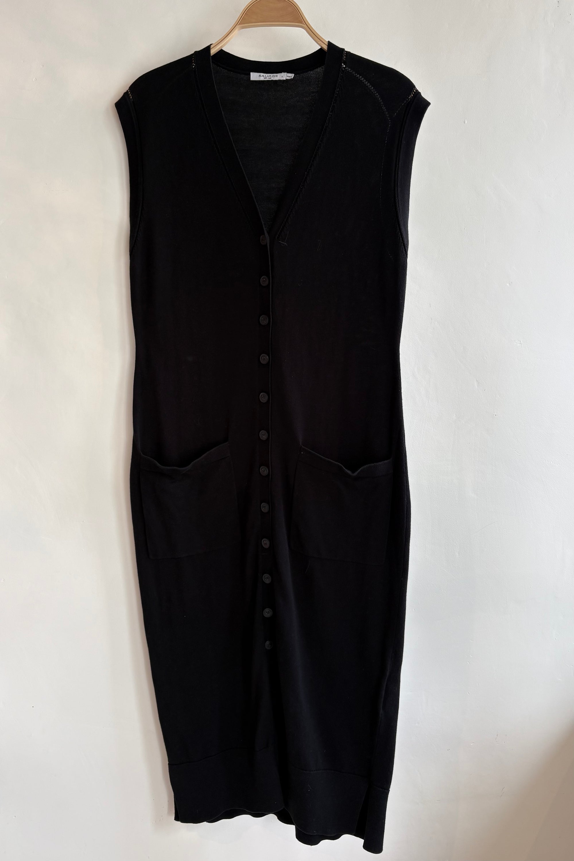 Pre-Loved / MM La Fleur Toula Pointelle Dress / Black / L