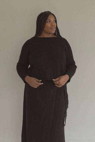 Gillian Stevens Mariel Pullover / Noir