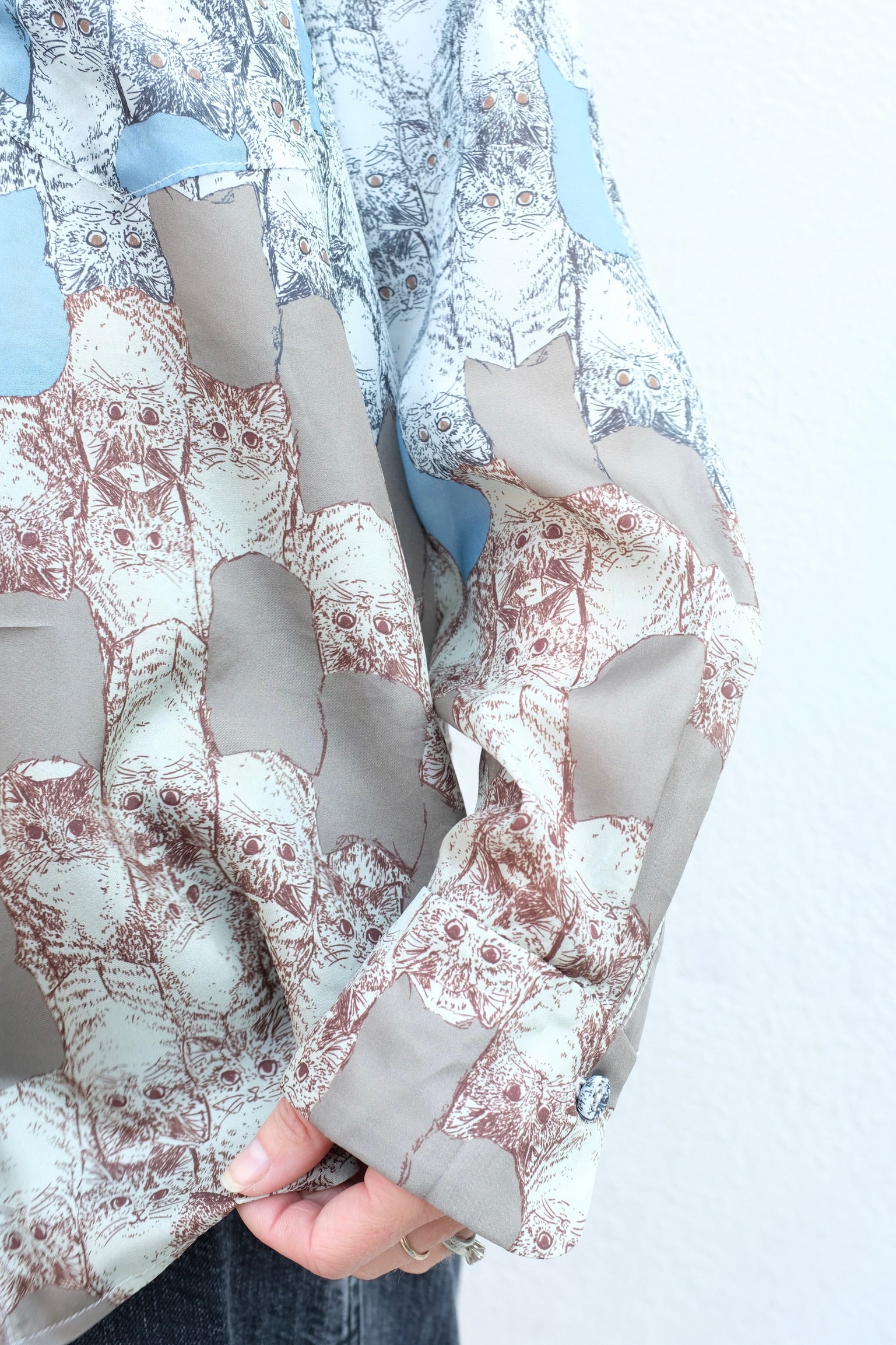 Rachel Comey Lilo Top / Blue Cats