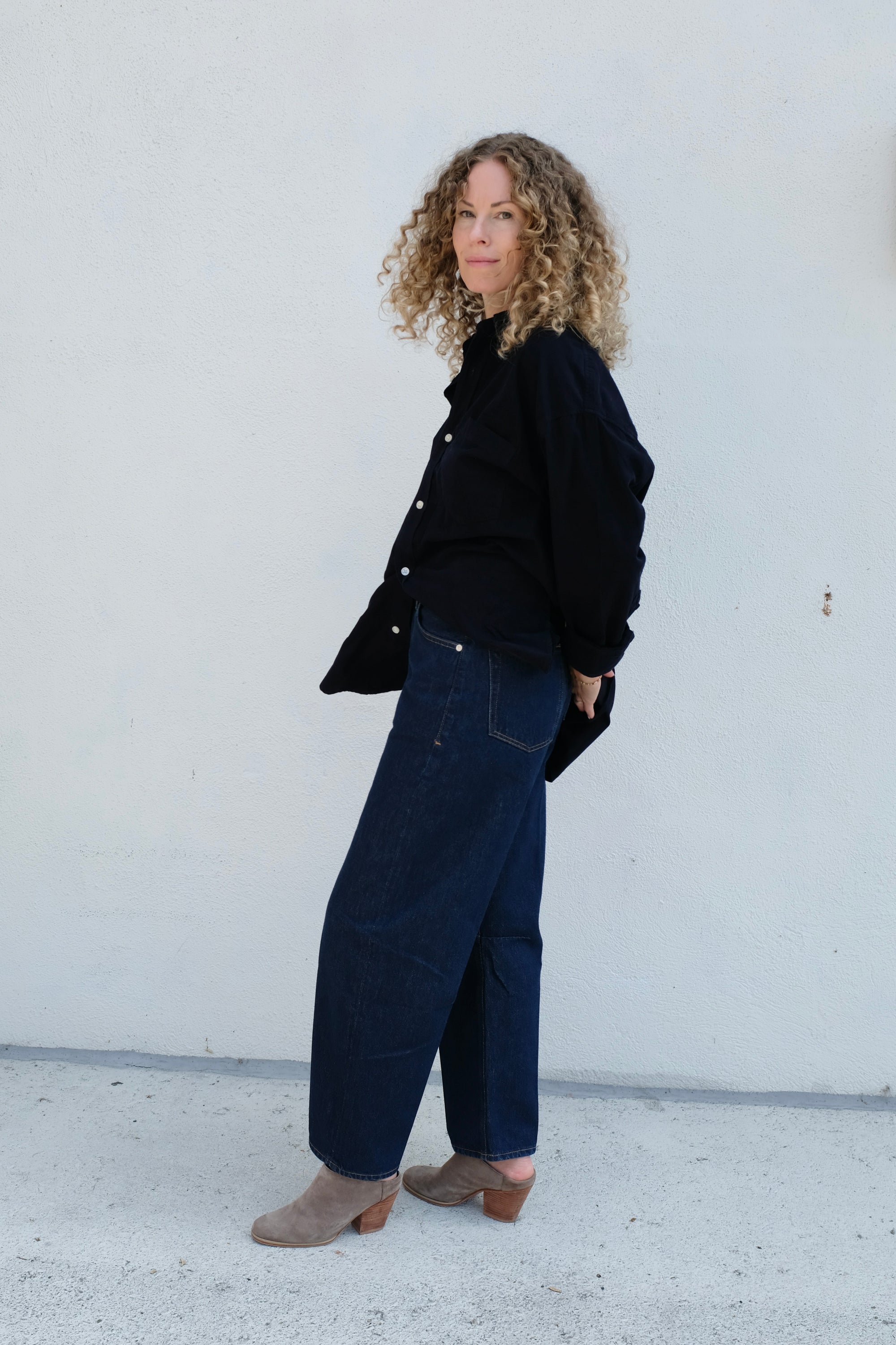 Citizens of Humanity Kayla Shirt / Navy Corduroy