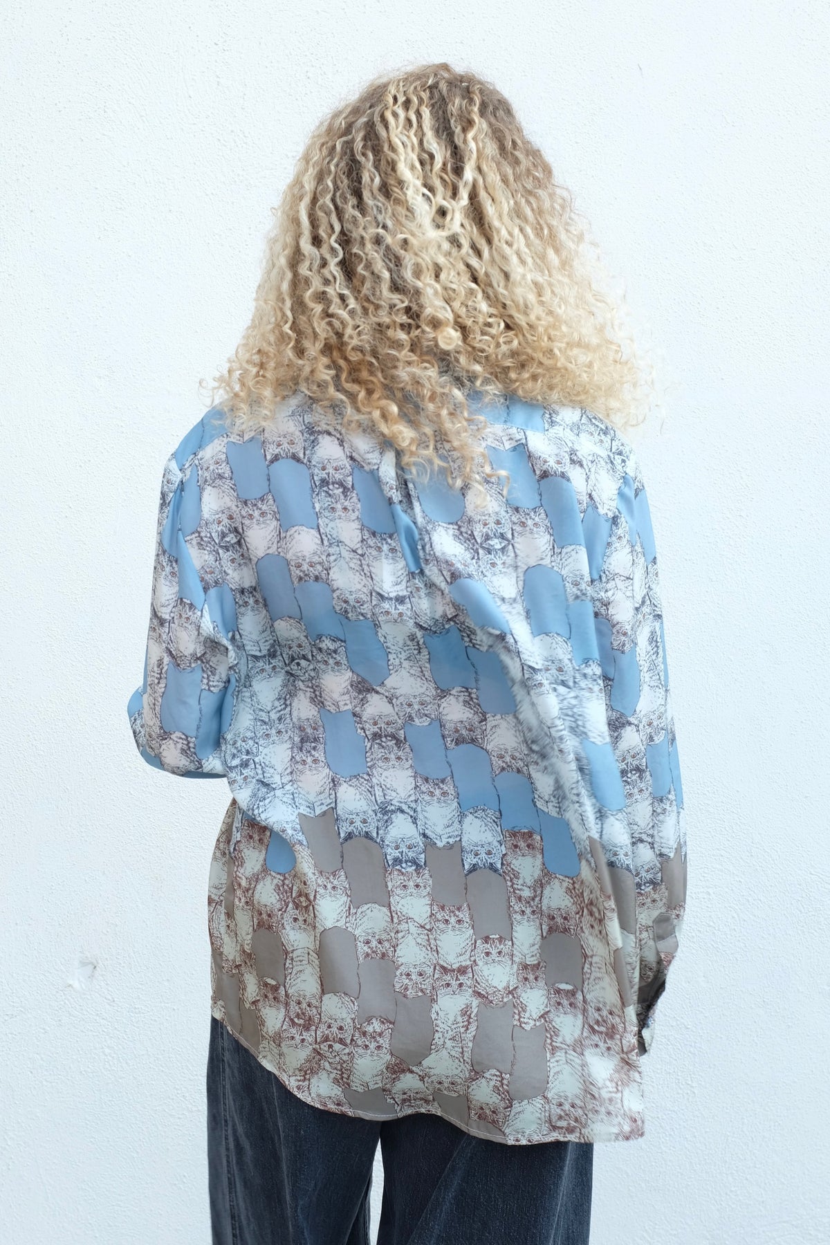 Rachel Comey Lilo Top / Blue Cats