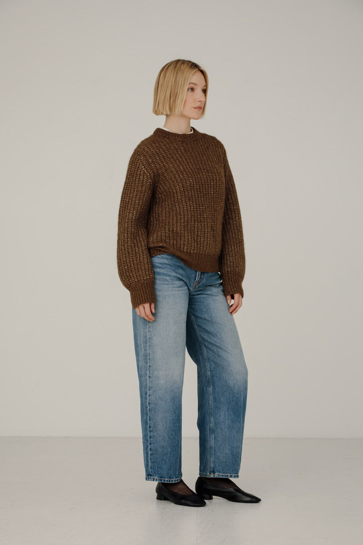 Bare Knitwear Cora Crew Neck / Sap