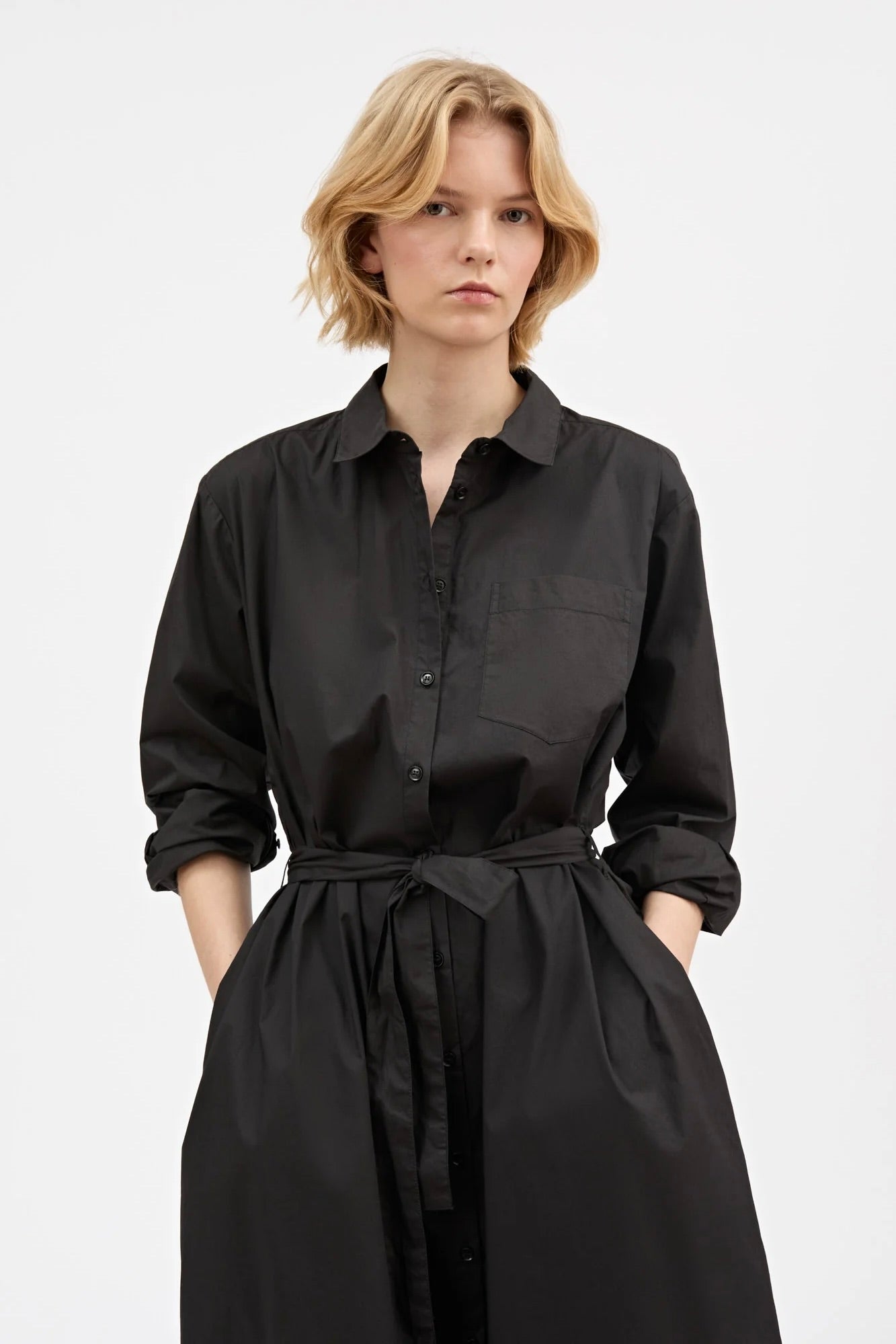 Leigh Shirtdress / Black