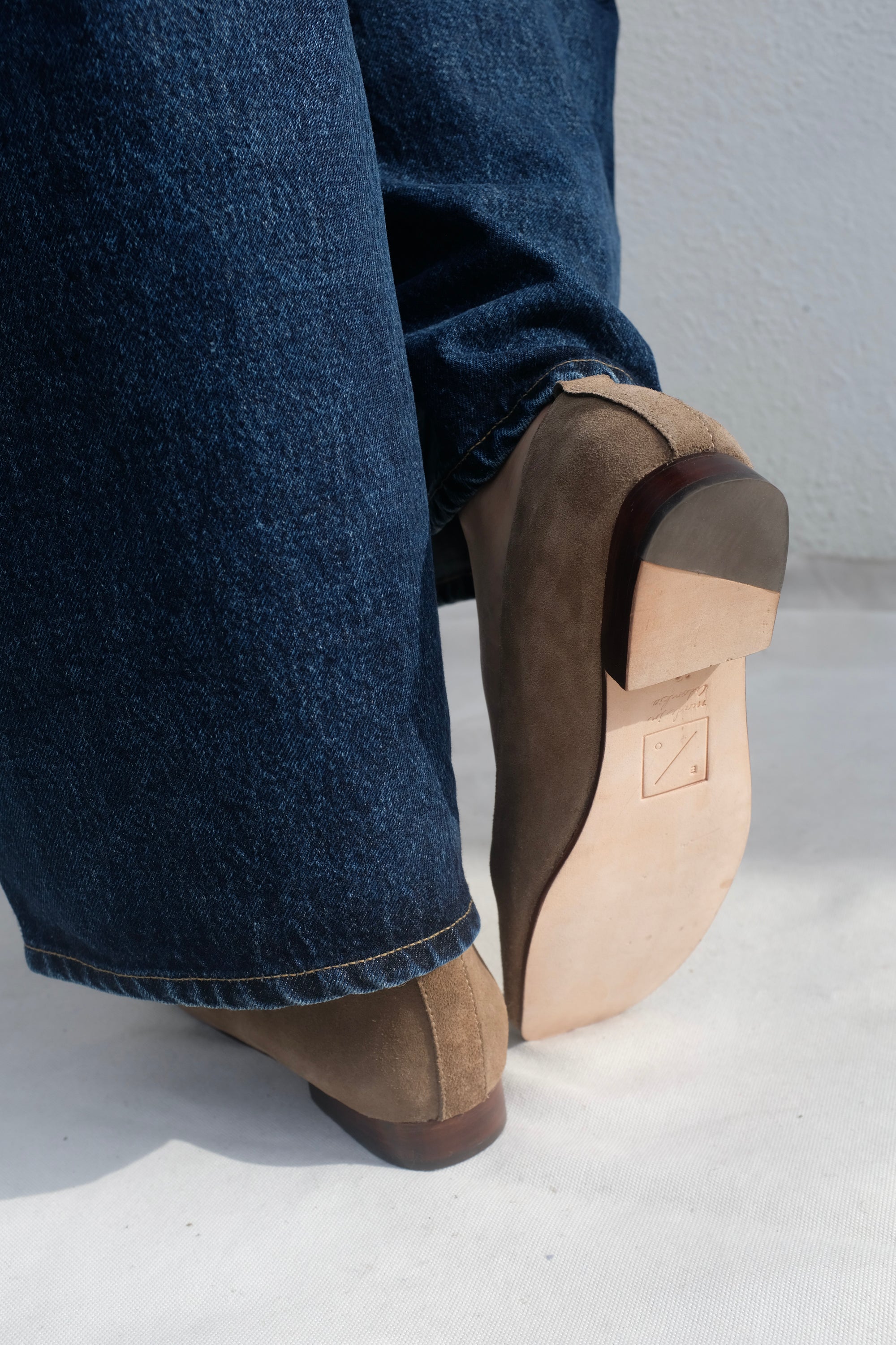 Either/Or Demi Ballet Flat / Moss Suede