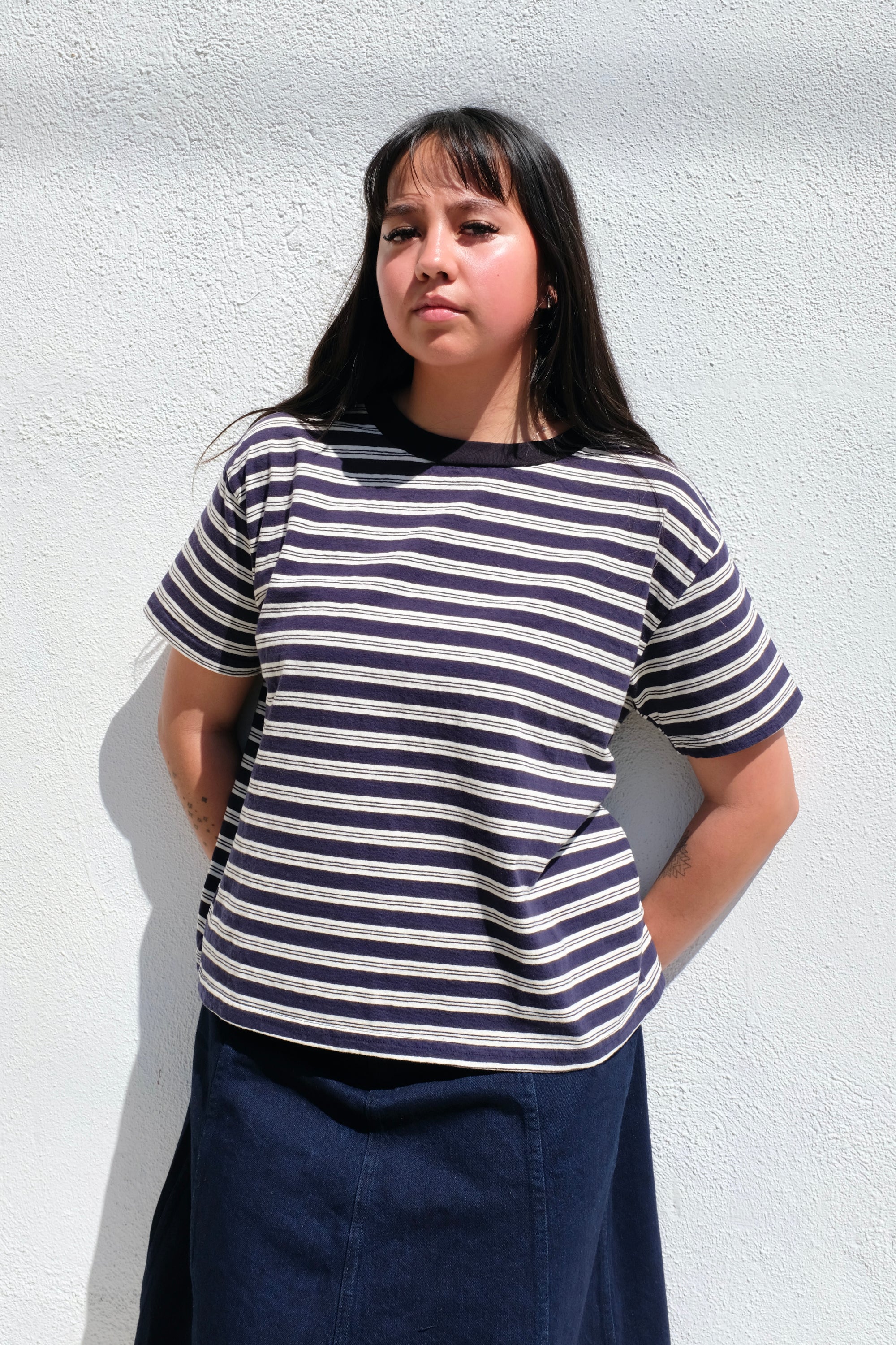 B Sides Atlas Tee / Day Stripe
