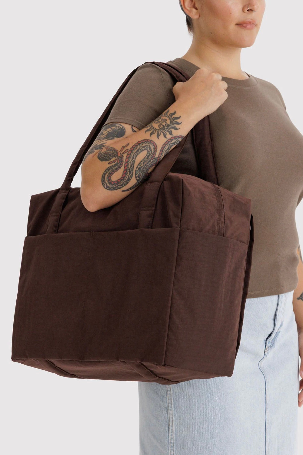 Baggu Cloud Carry-on / Coffee