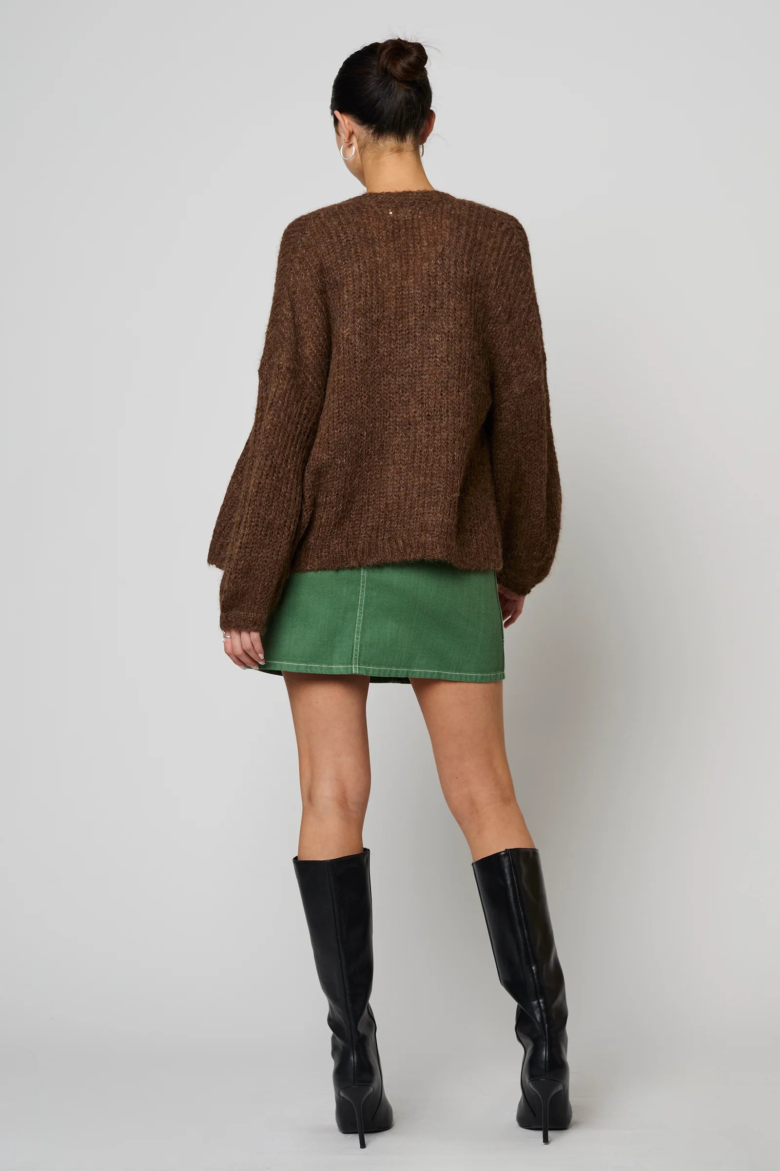 Atelier Delphine Cora Cardigan / Chocolate