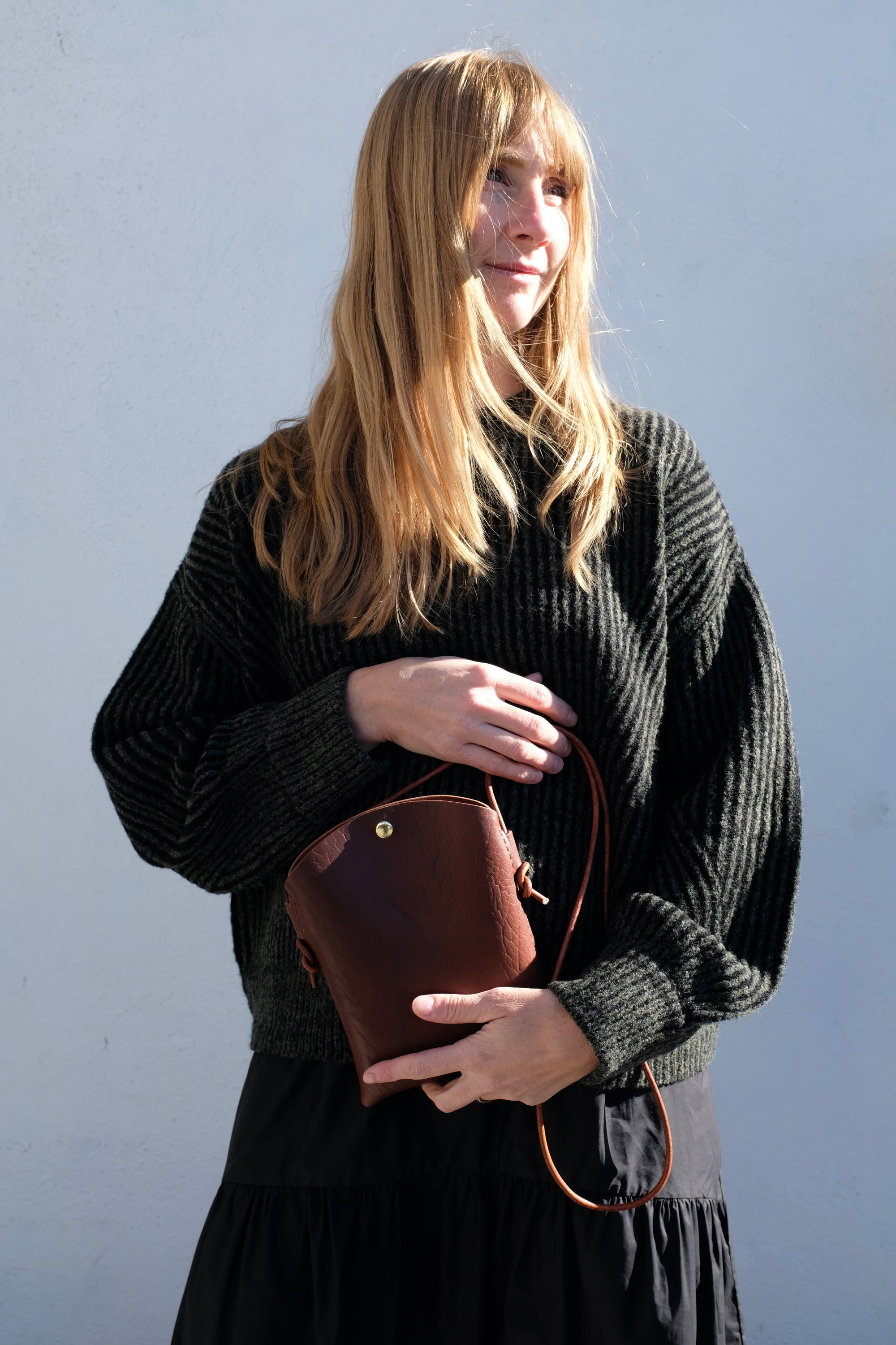 Loper & Haas Petite Arc Crossbody / Rugged Whiskey