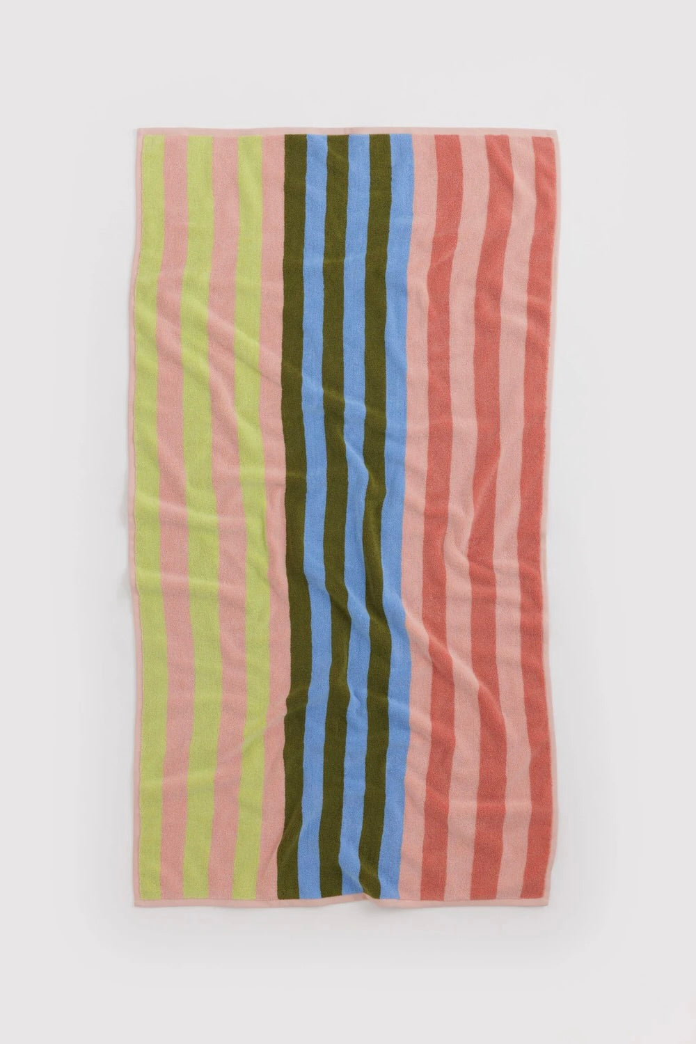 BAGGU Bath Towel / Sherbert Stripe