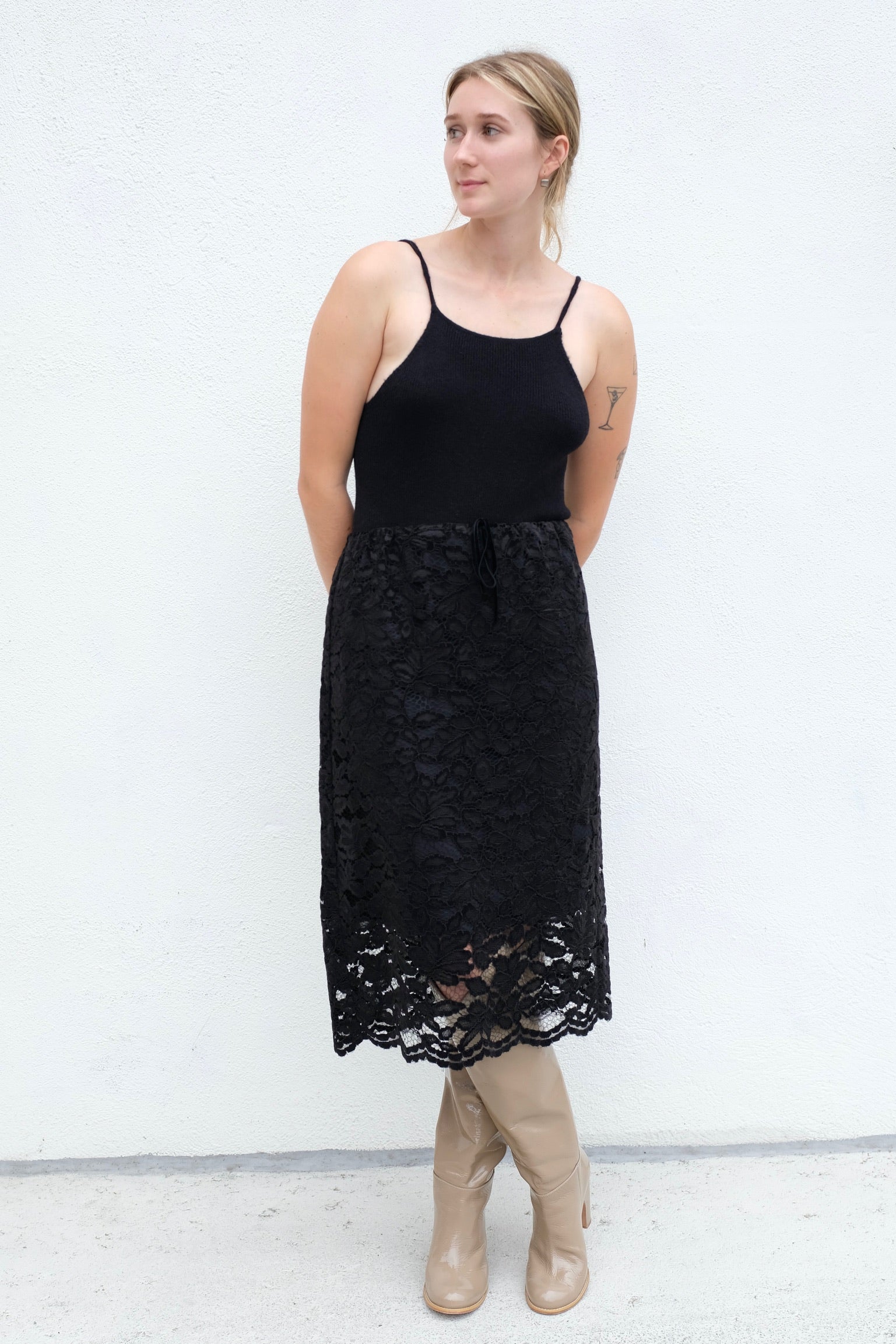 No.6 MILA Skirt / Black Lace