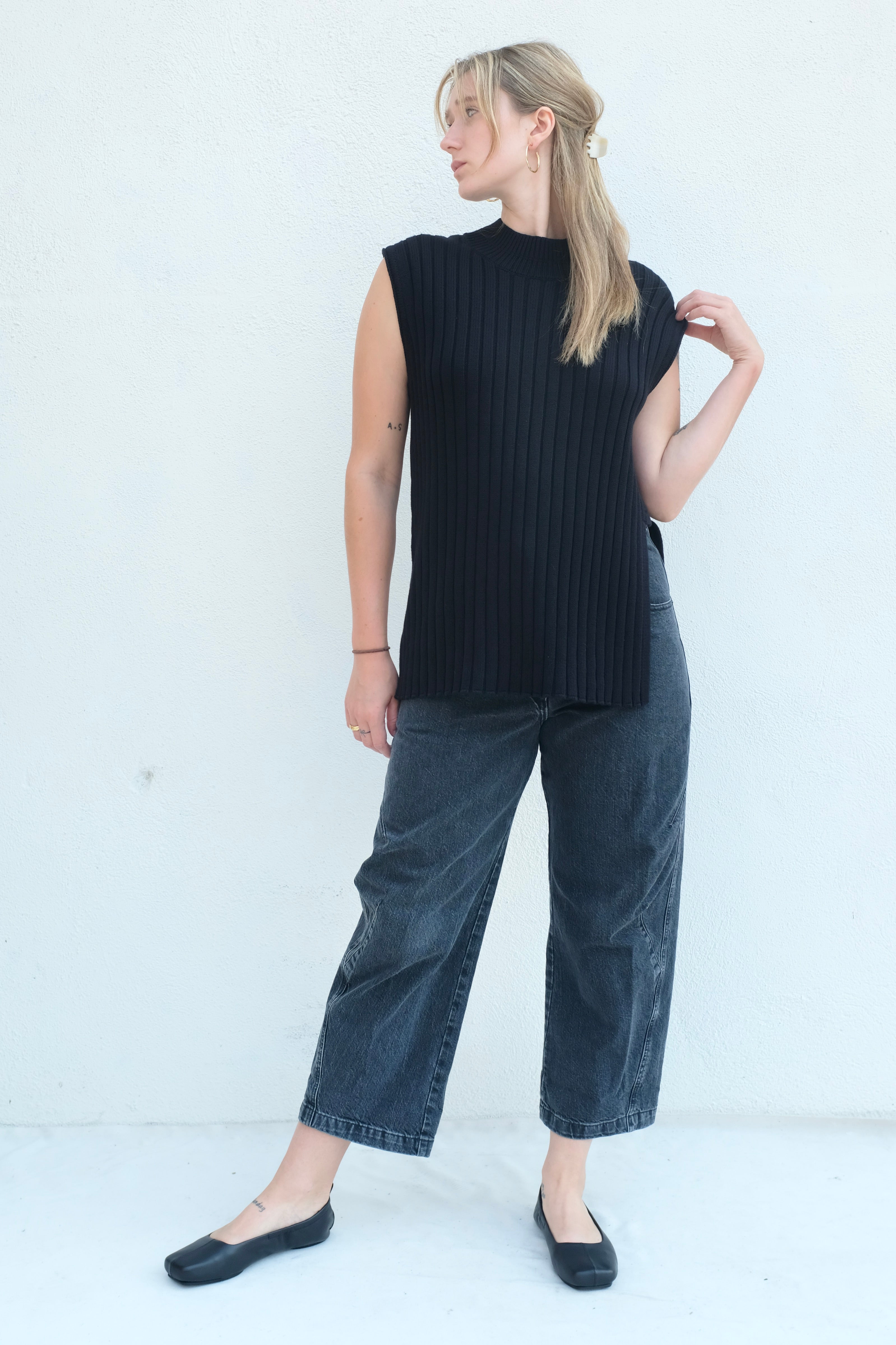 St.Agni BALLET Flat / Black
