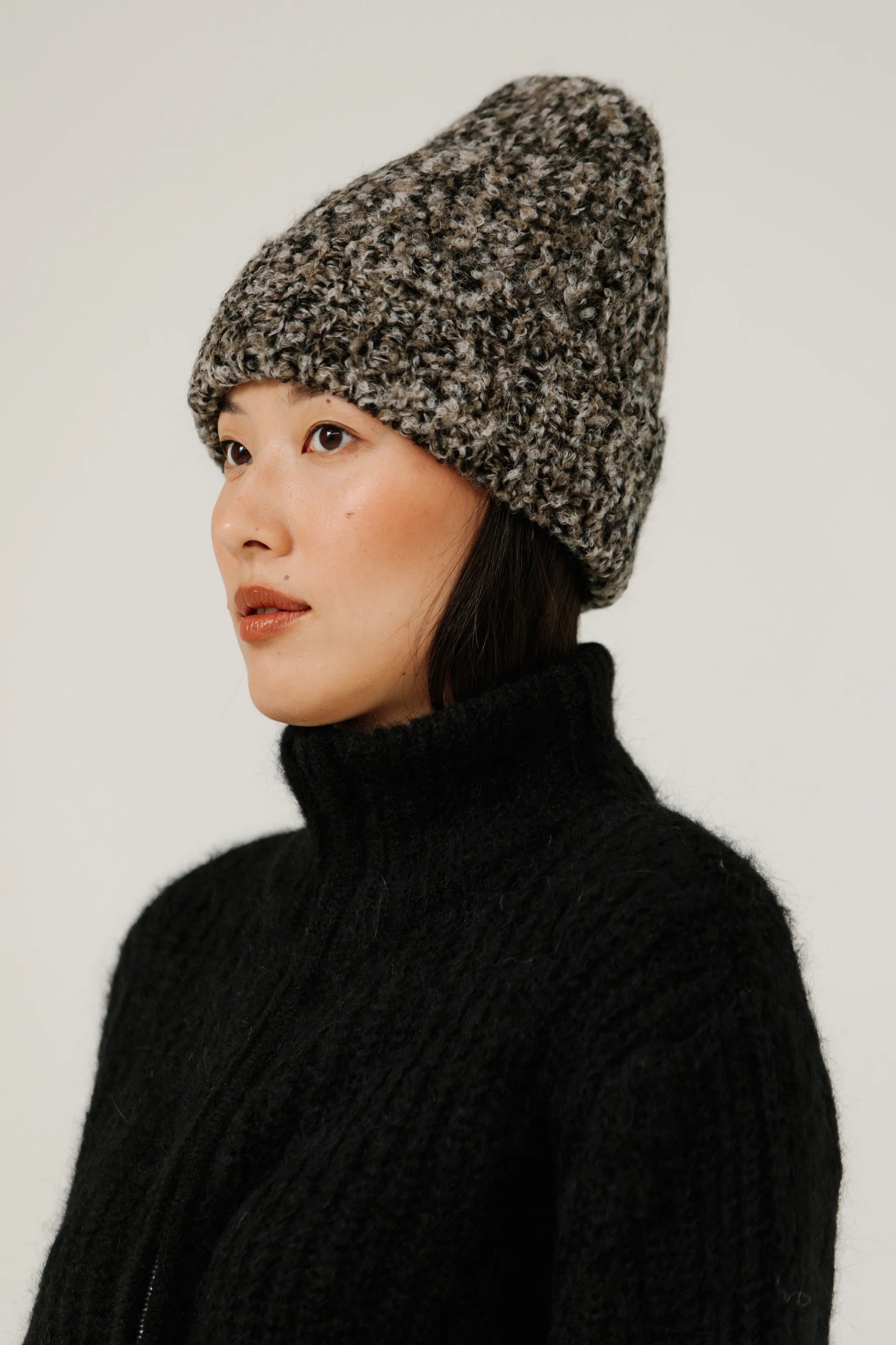 Bare Knitwear Colette Boucle Beanie / Melange
