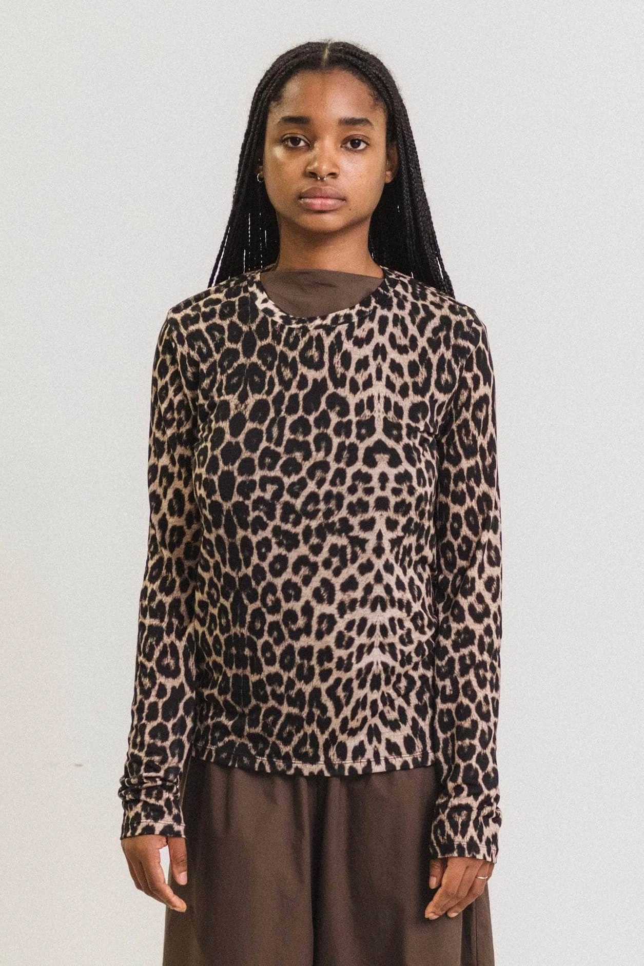 Baserange Long Sleeve Tee / Leopard