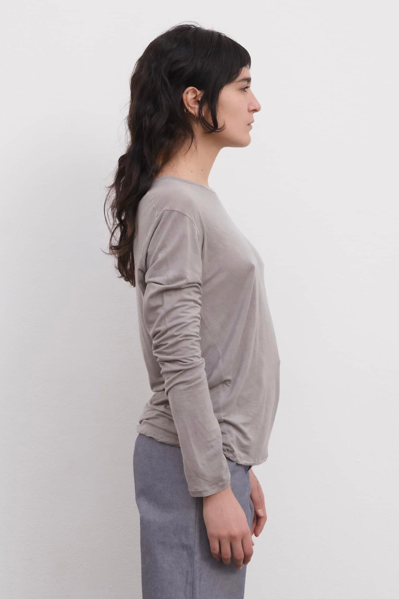 Baserange Long Sleeve Tee / Gilda Grey
