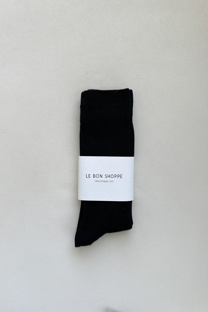 Le Bon Shoppe Trouser Socks / Black