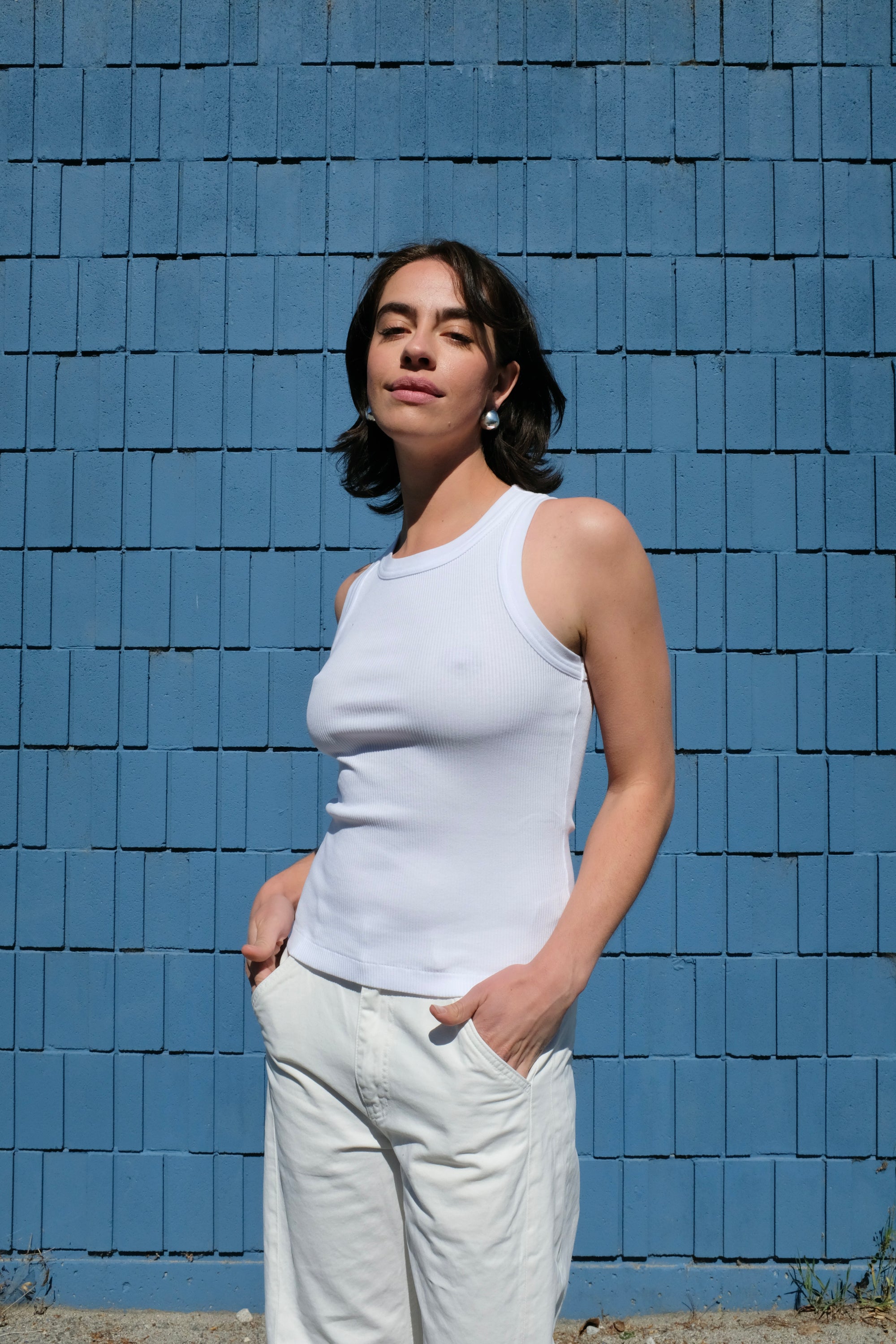 Citizens of Humanity Isabel Rib Tank / White