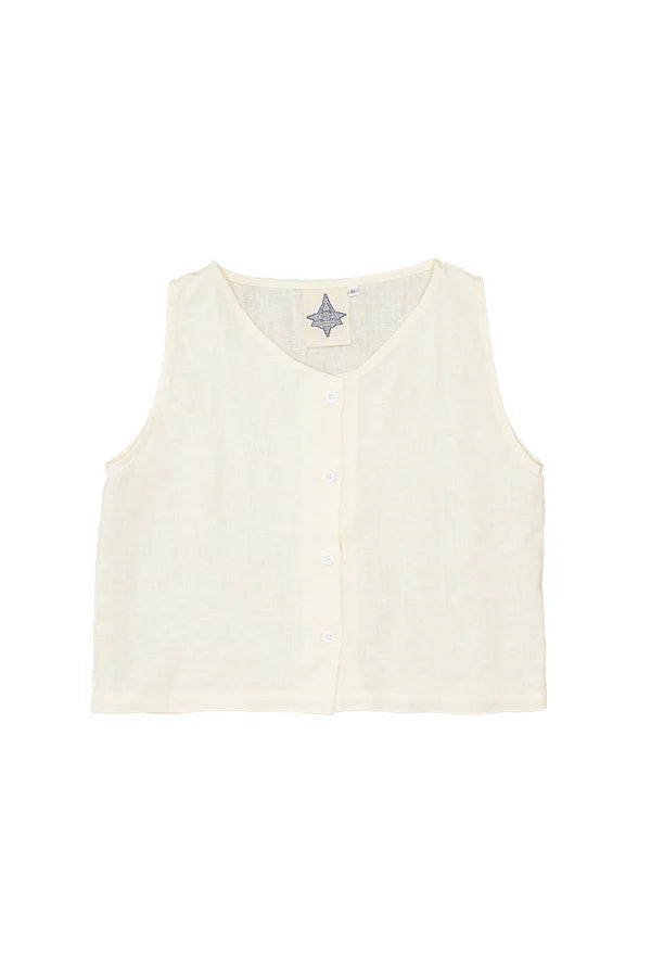 Jungmaven Skyline Vest / Washed White
