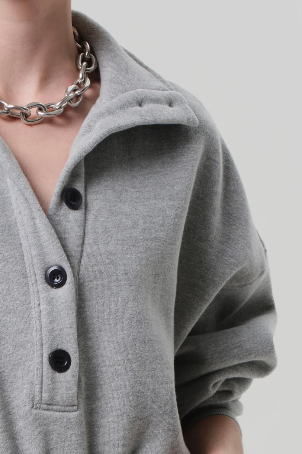 COH Mirelle Funnel Neck / Heather Grey