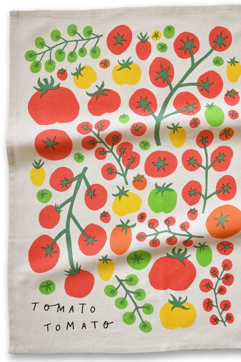 Badger &amp; Burke Tea Towel / Tomato