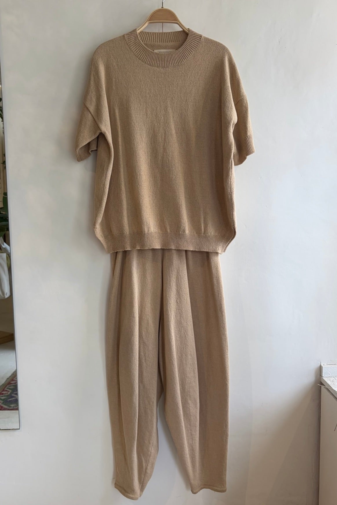 Pre-Loved / Cordera Soft Cotton Knit Tee / Nougat / One Size