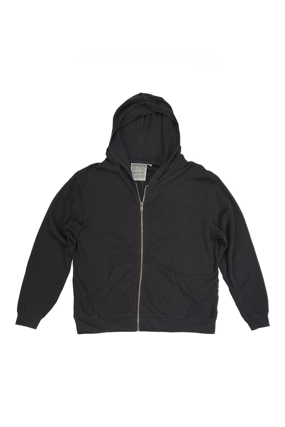 Jungmaven Newport Hooded Zip Hemp Wool / Black