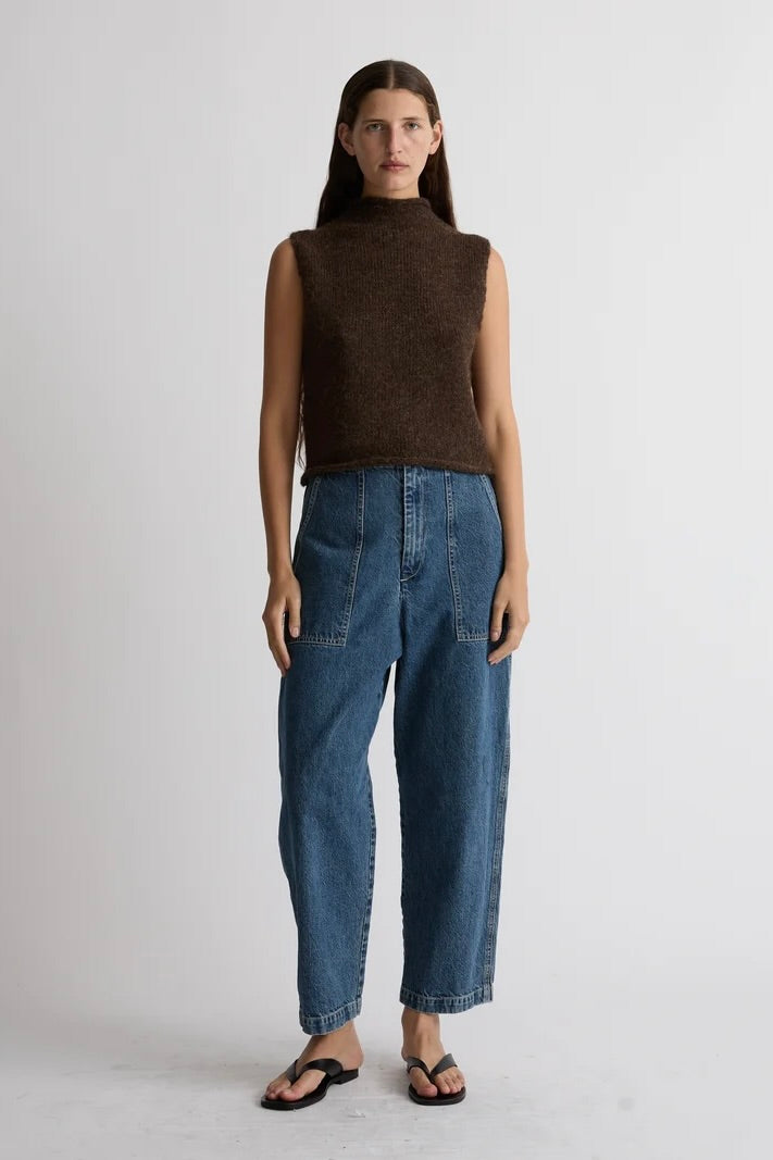 Shaina Mote Roll Vest / Mud