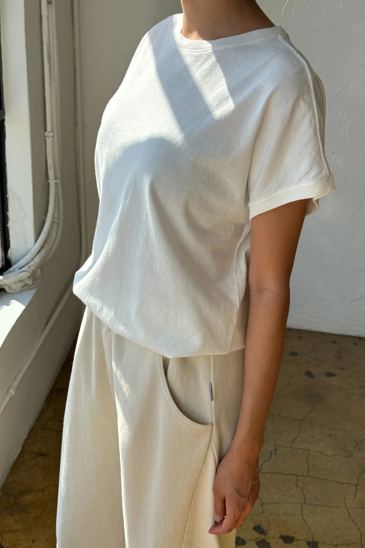 le bon shoppe Ease Tee / Vintage White