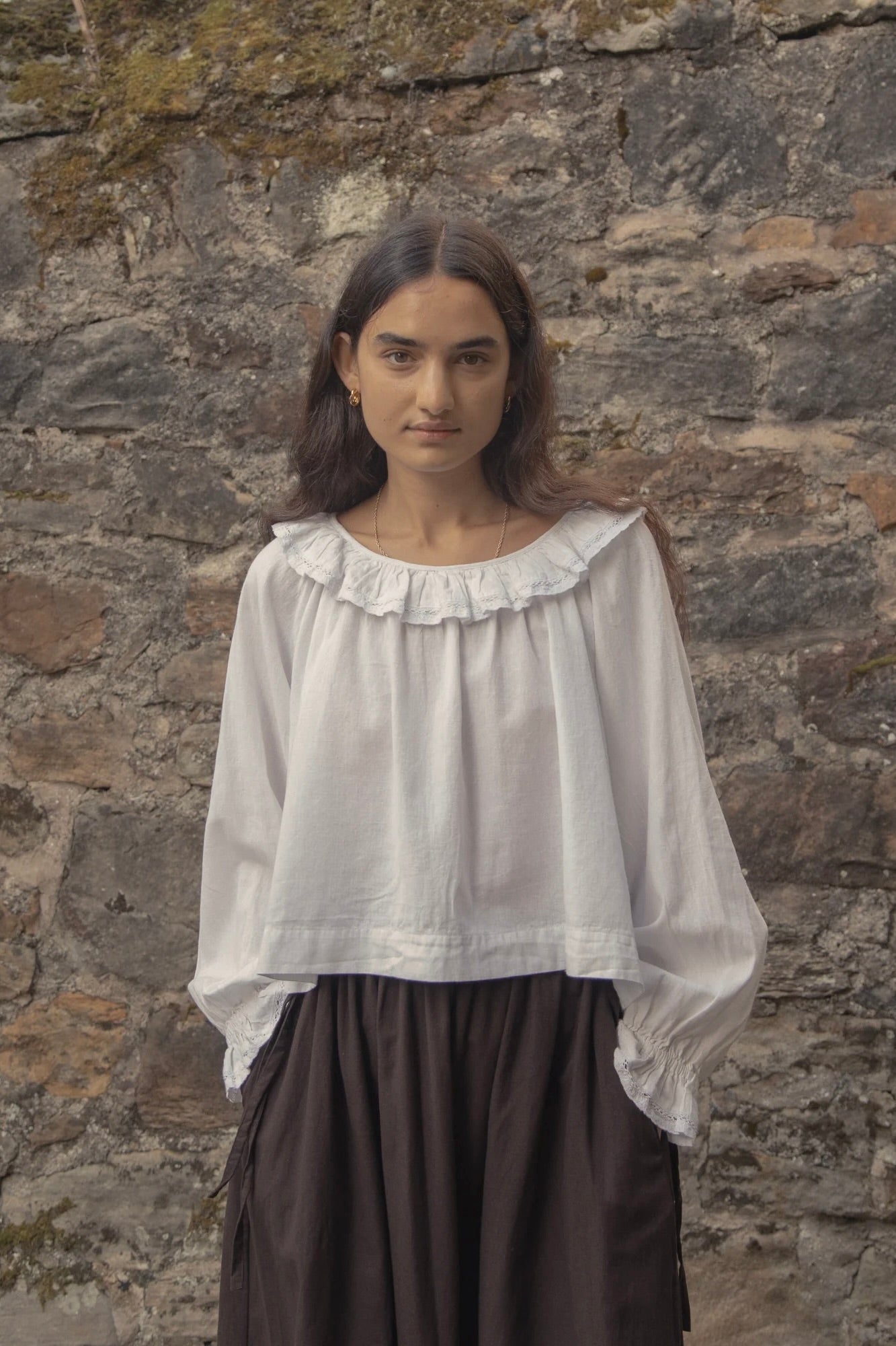 Gillian Stevens Freya Blouse / Ivory