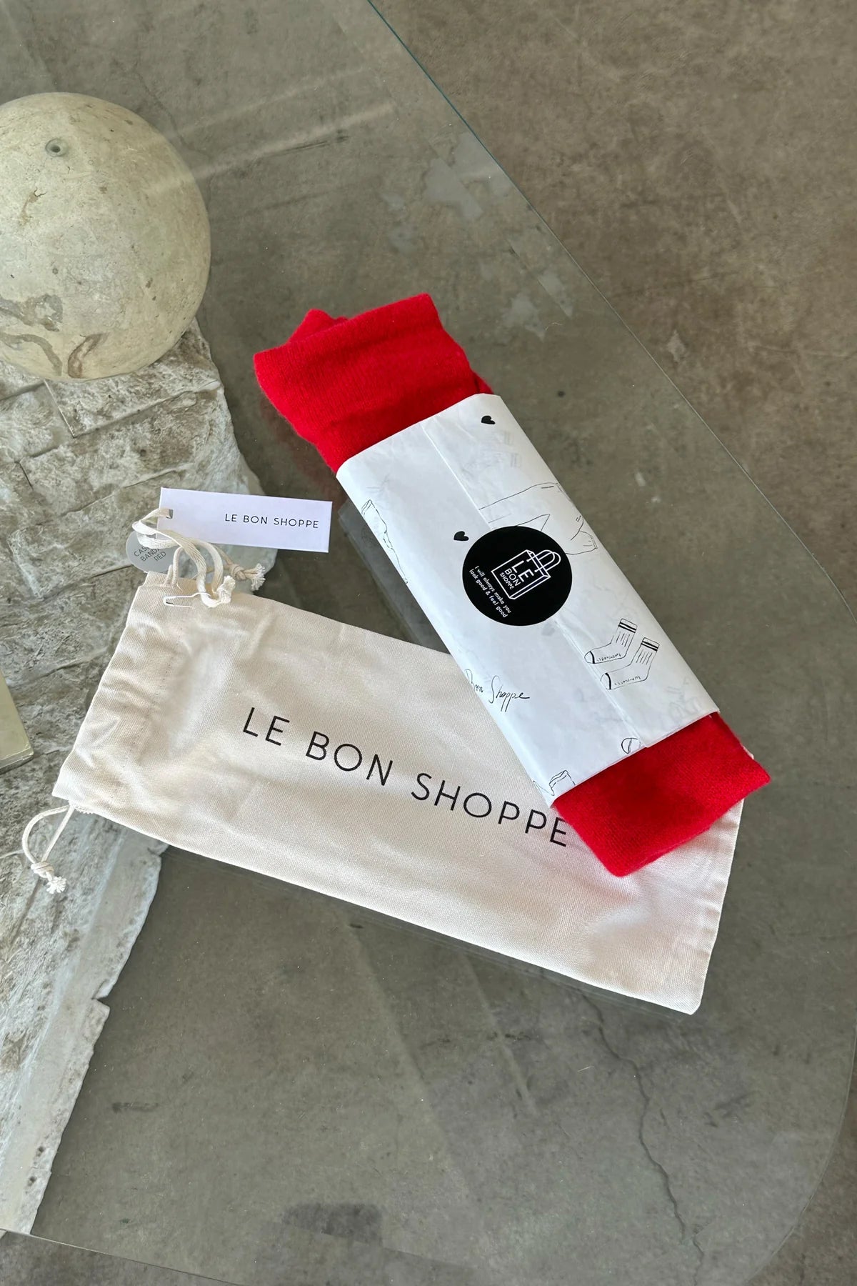 Le Bon Shoppe Cashmere Bandana / Red
