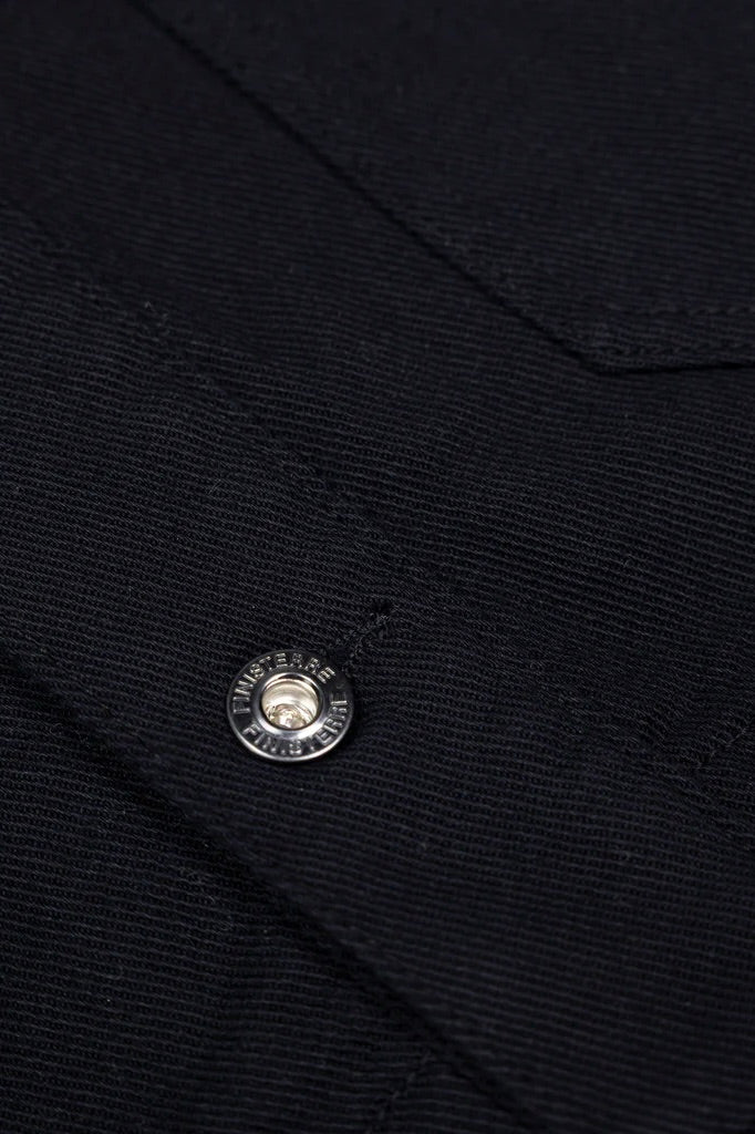 Finisterre Yarrel Flannel Lined Chore Jacket / Black