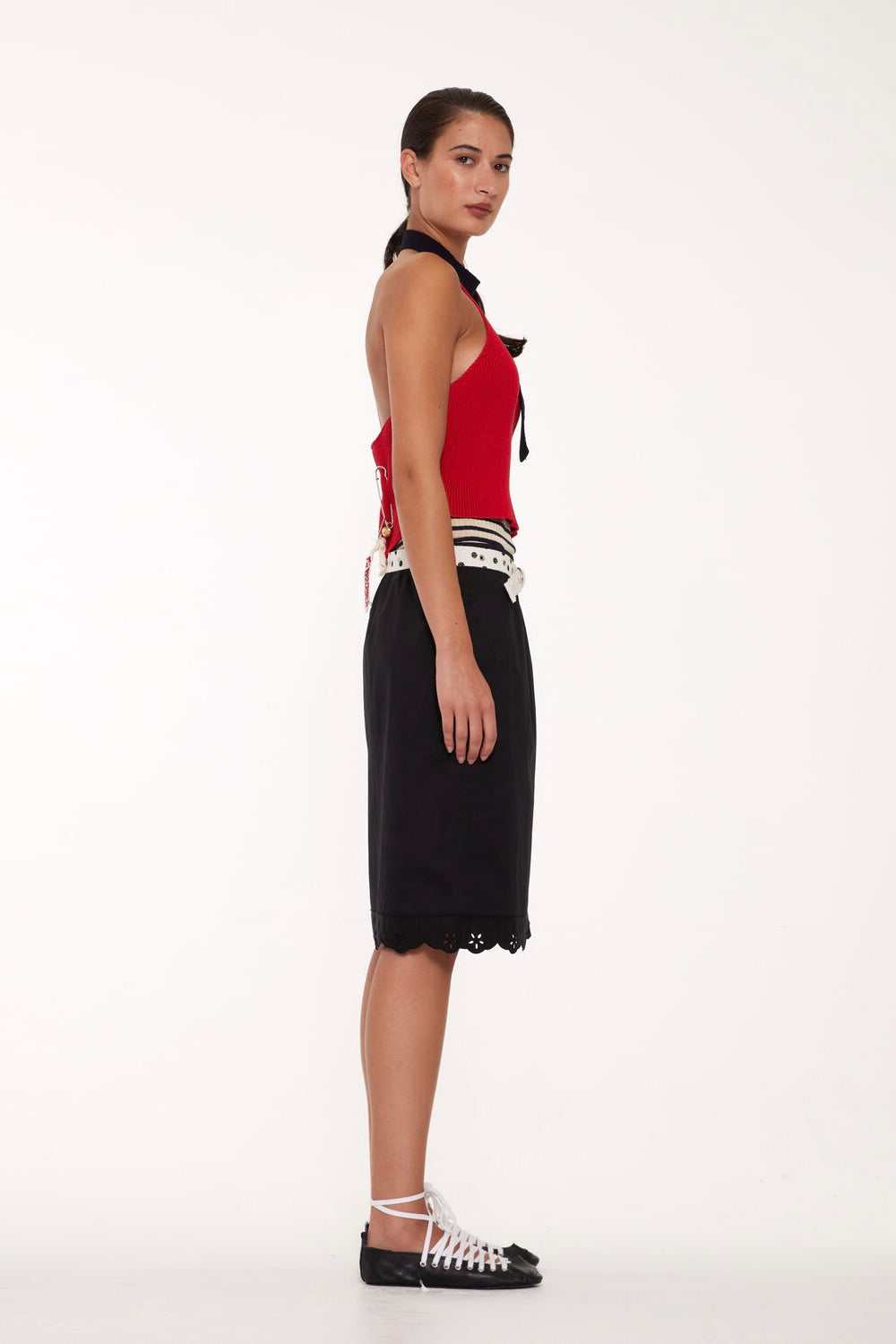 La Fetiche Piano Skirt / Black