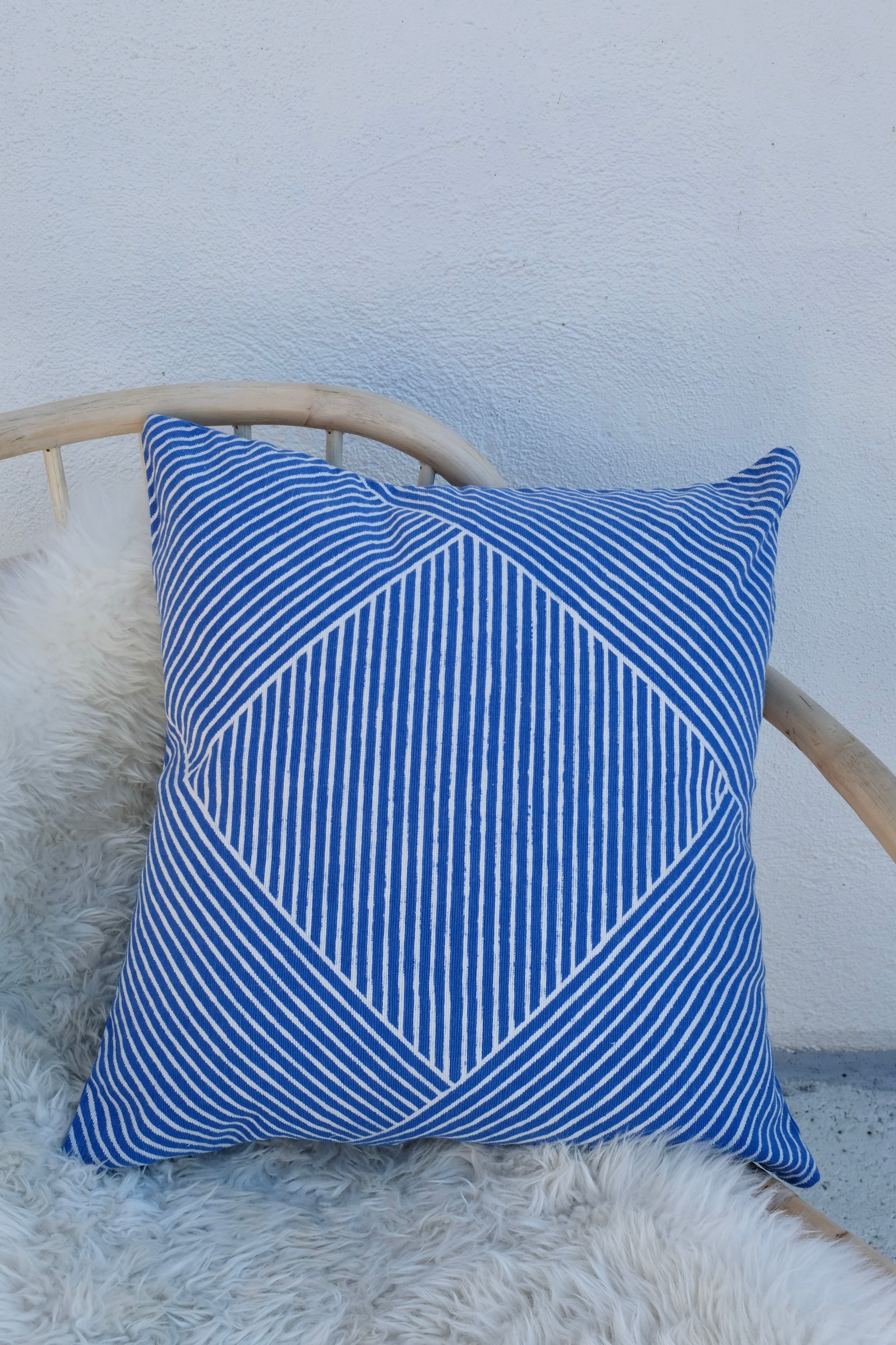 Block Shop Textiles Kite Pillow Cover / Indigo