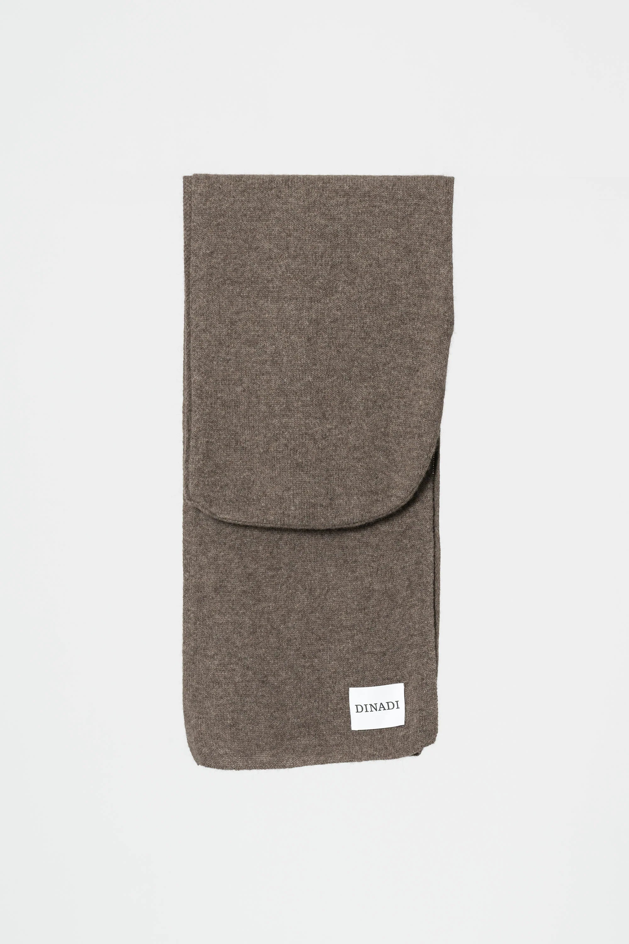 Dinadi Yak Hooded Scarf / Oat Brown
