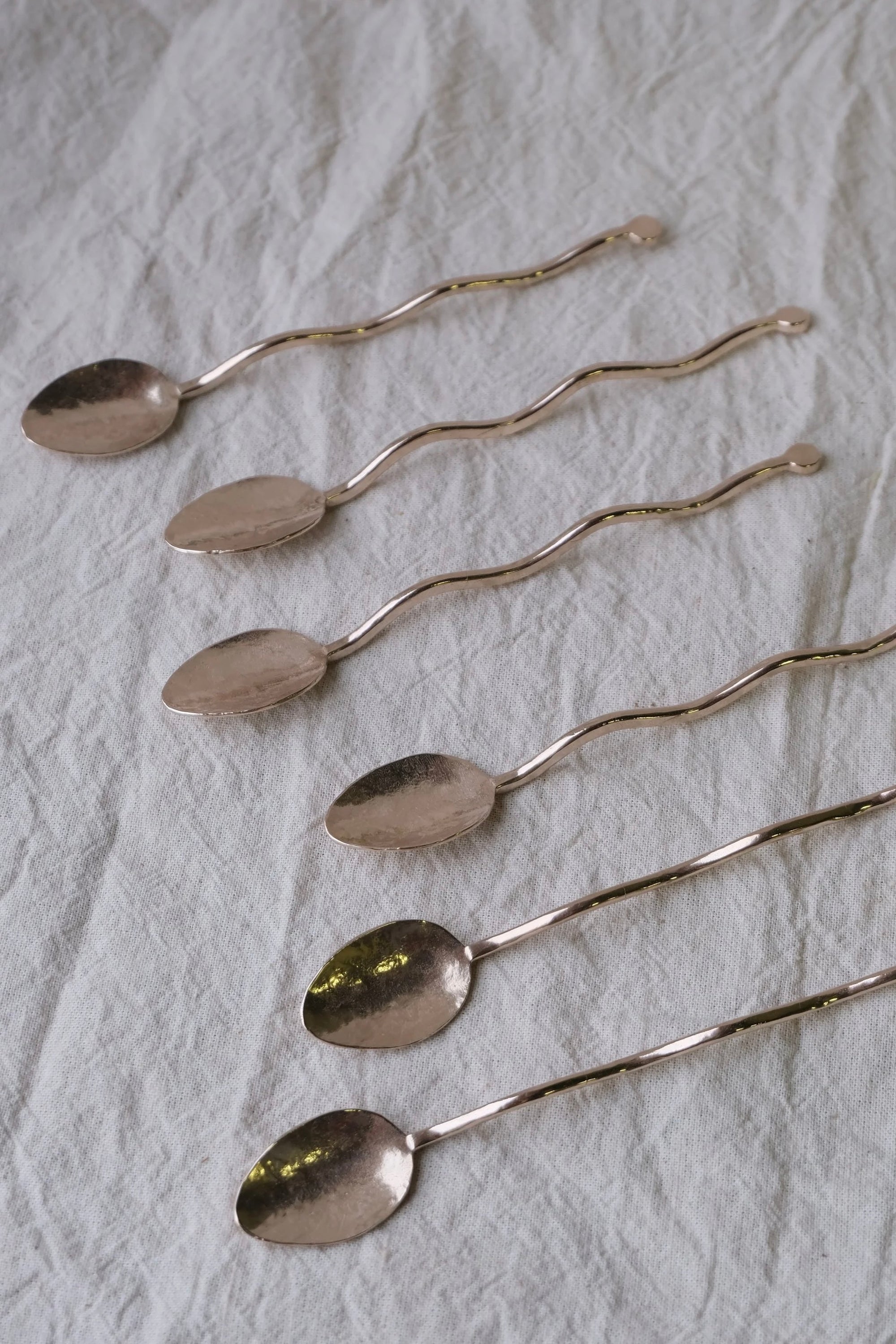 Sarah Sears Wavy Spoons / Bronze