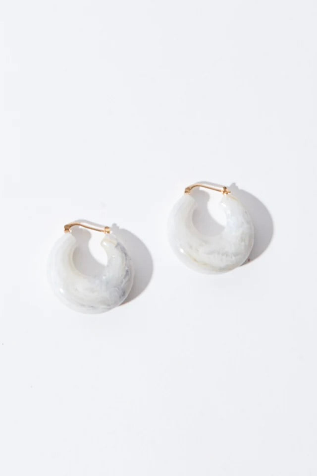Rachel Comey Grass Earring / White Marble