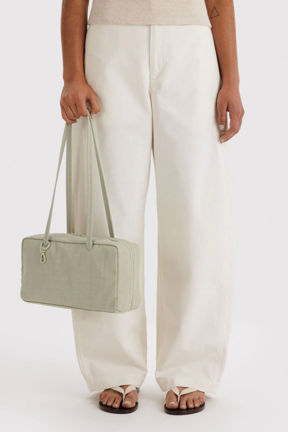 Baggu Nylon Bowler Bag / Celadon