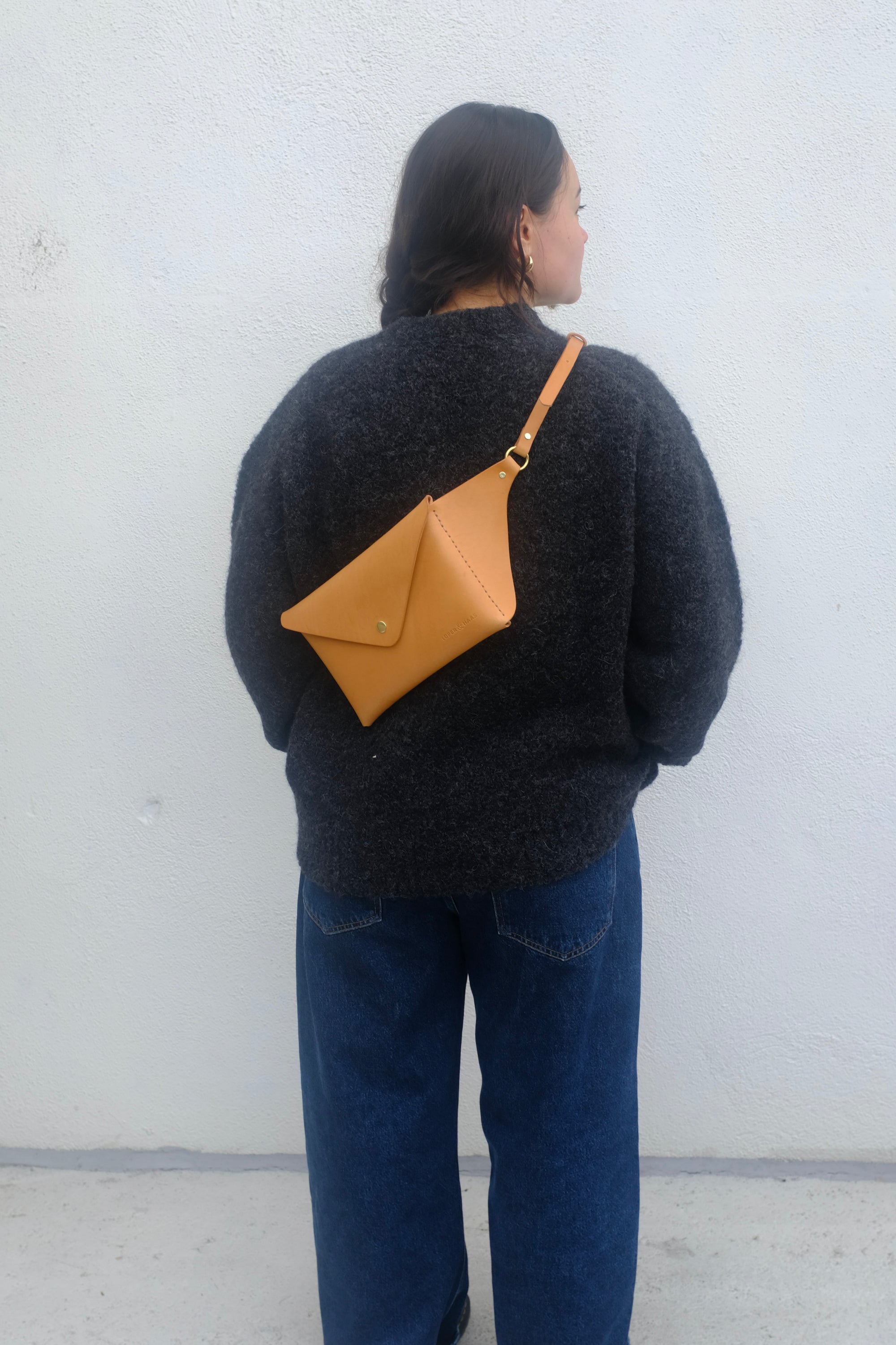 Loper & Haas Day Off Plus Bag / Premium Italian Natural Veg Tan