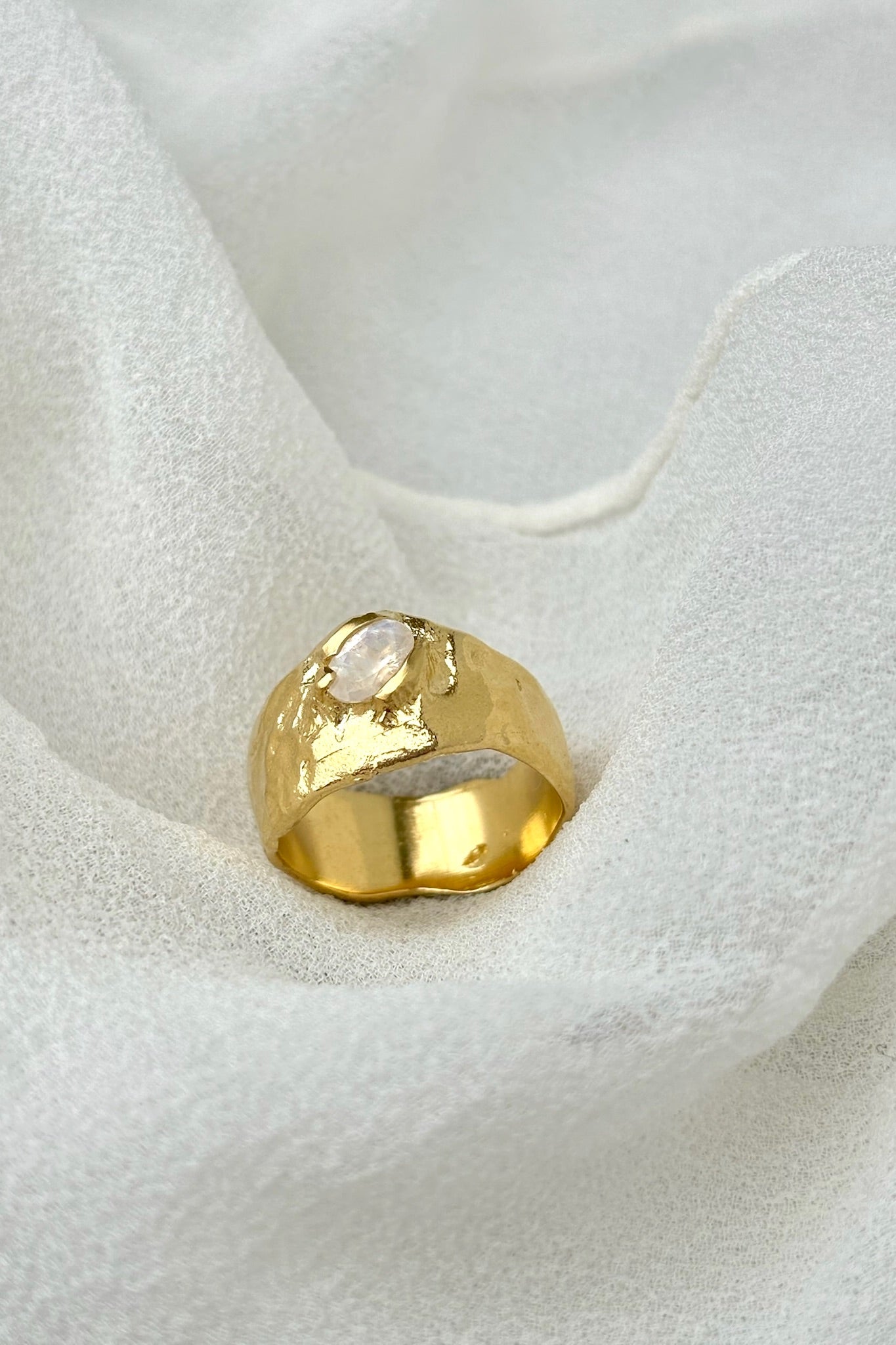 Mercurial NYC Paloma Ring / Moonstone