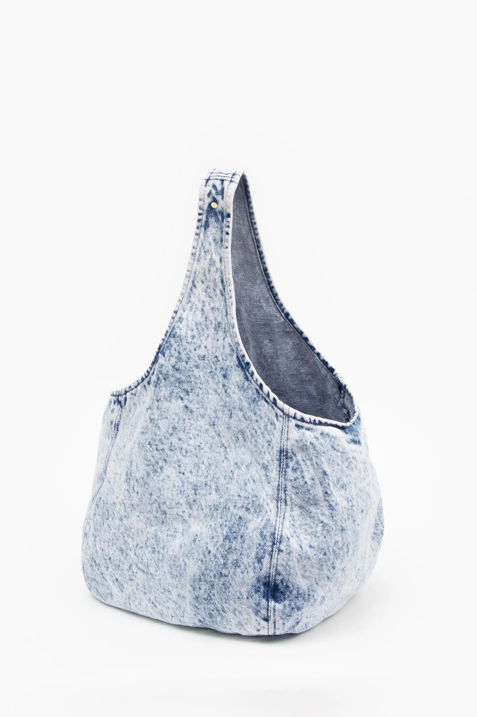 Clare V. Bando / Acid Wash Denim