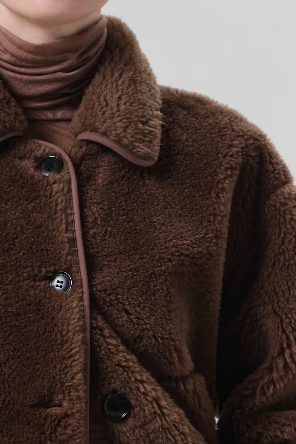 Citizens of Humanity Astrid Sherpa Jacket / Warm Brown