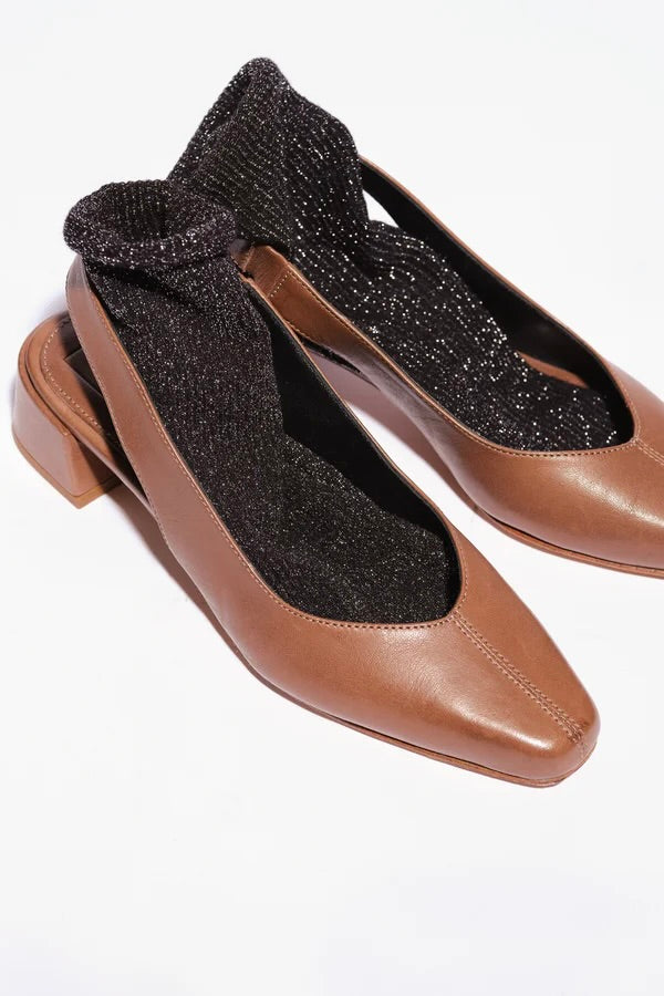 Either/Or 90s Slingbacks / Cacao