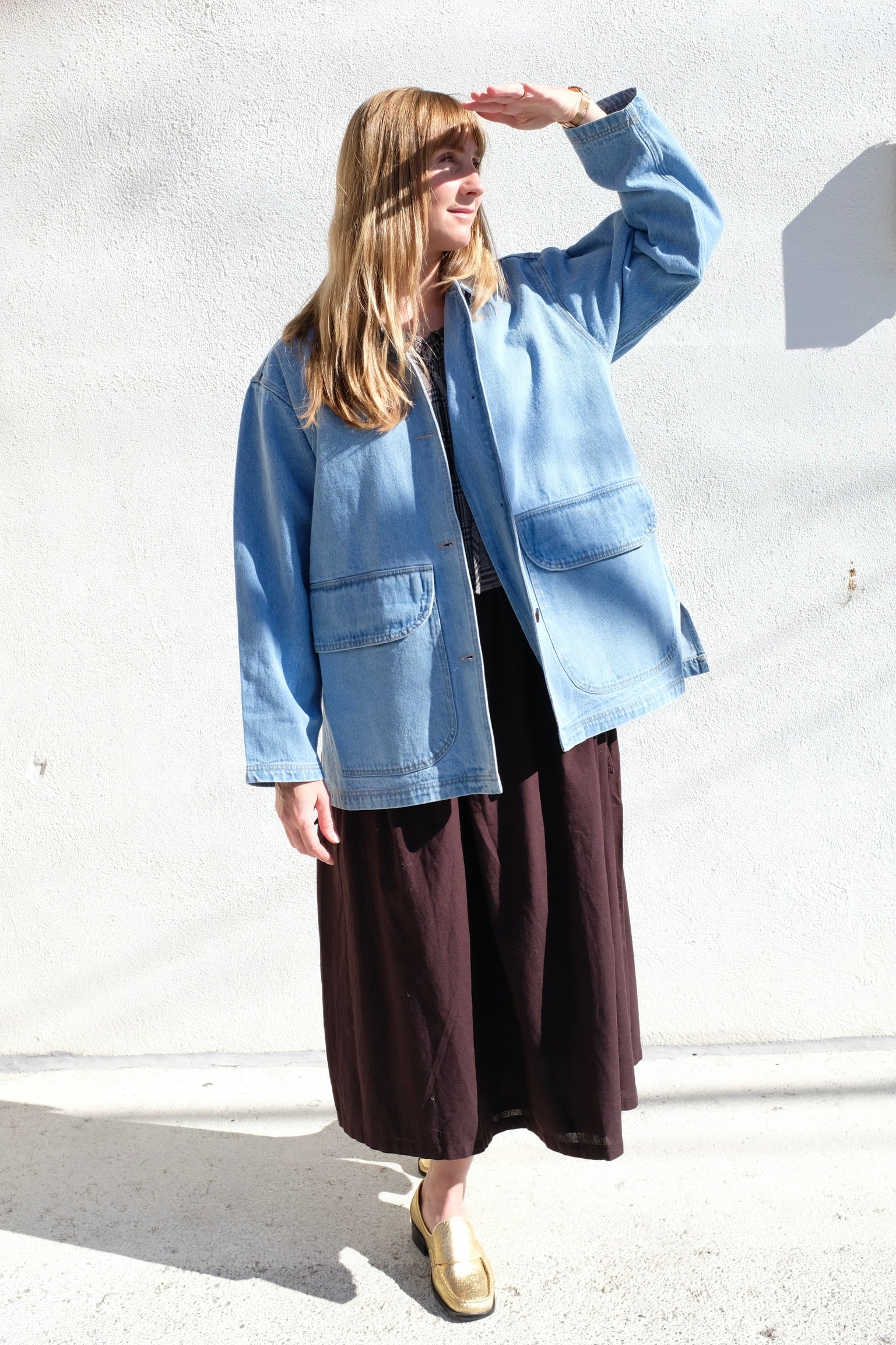Gillian Stevens Ingrid Jacket / Medium Blue