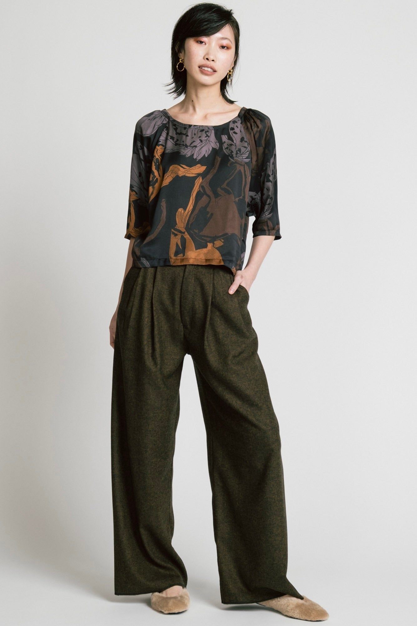 Allison Wonderland Flash Blouse / Horses
