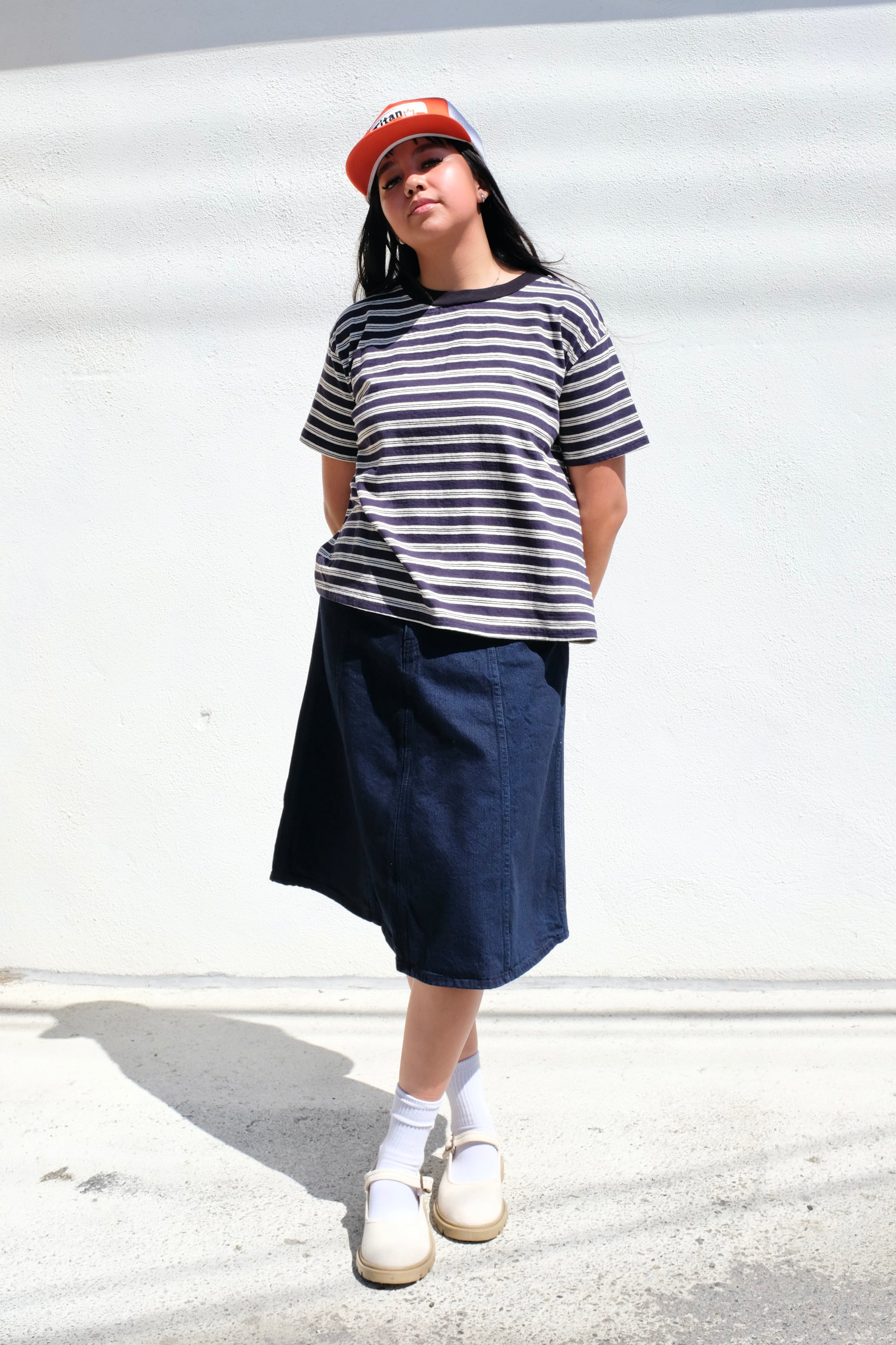 B Sides Simone Skirt / Indigo Rinse