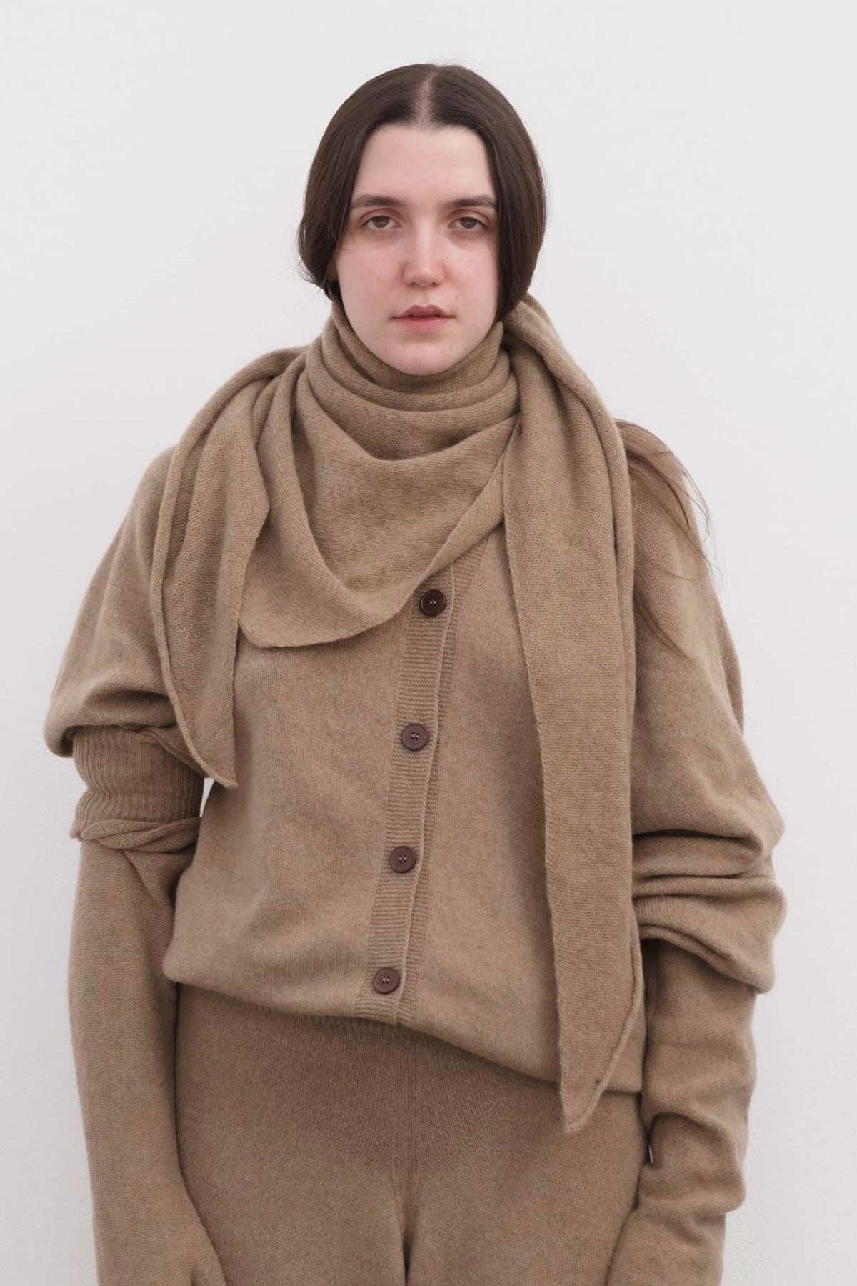 Baserange Trin Scarf / Rovere Brown