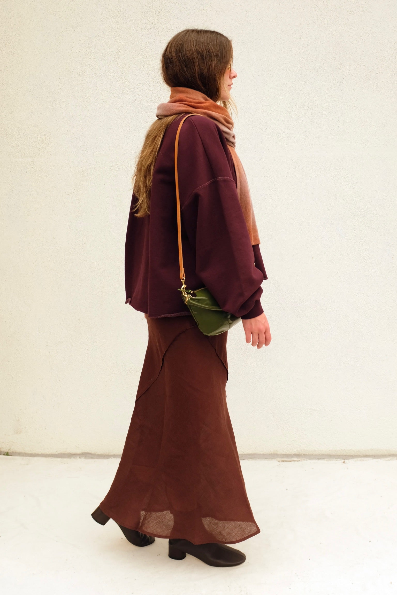 Lava Dress / Ama Brown Fine Linen