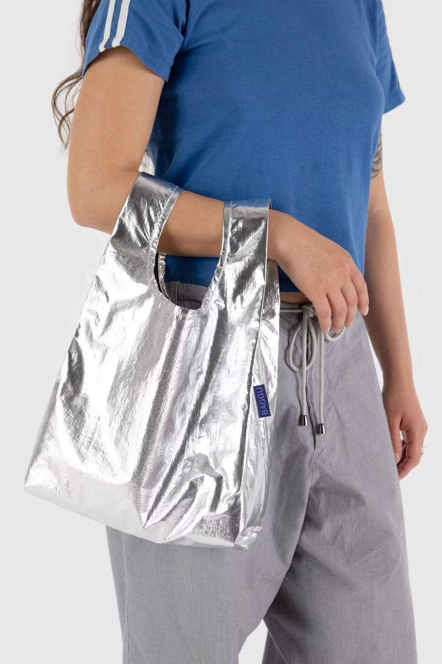 Baggu Baby Baggu / Metallic Silver