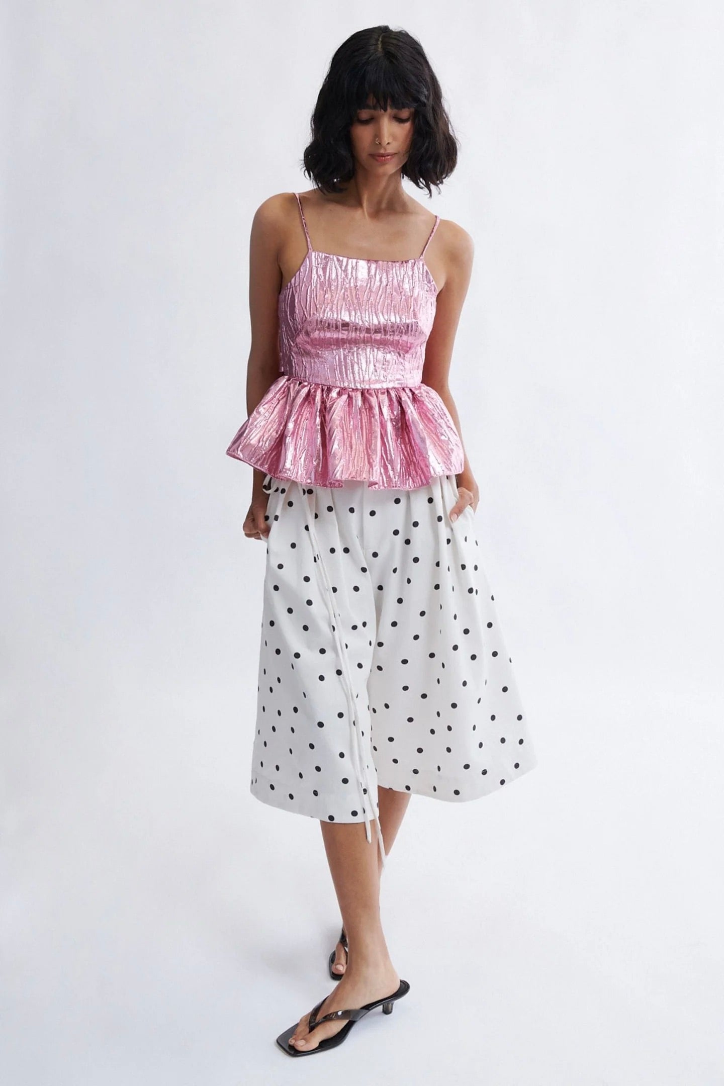 Agnes Top / Pink Metallic